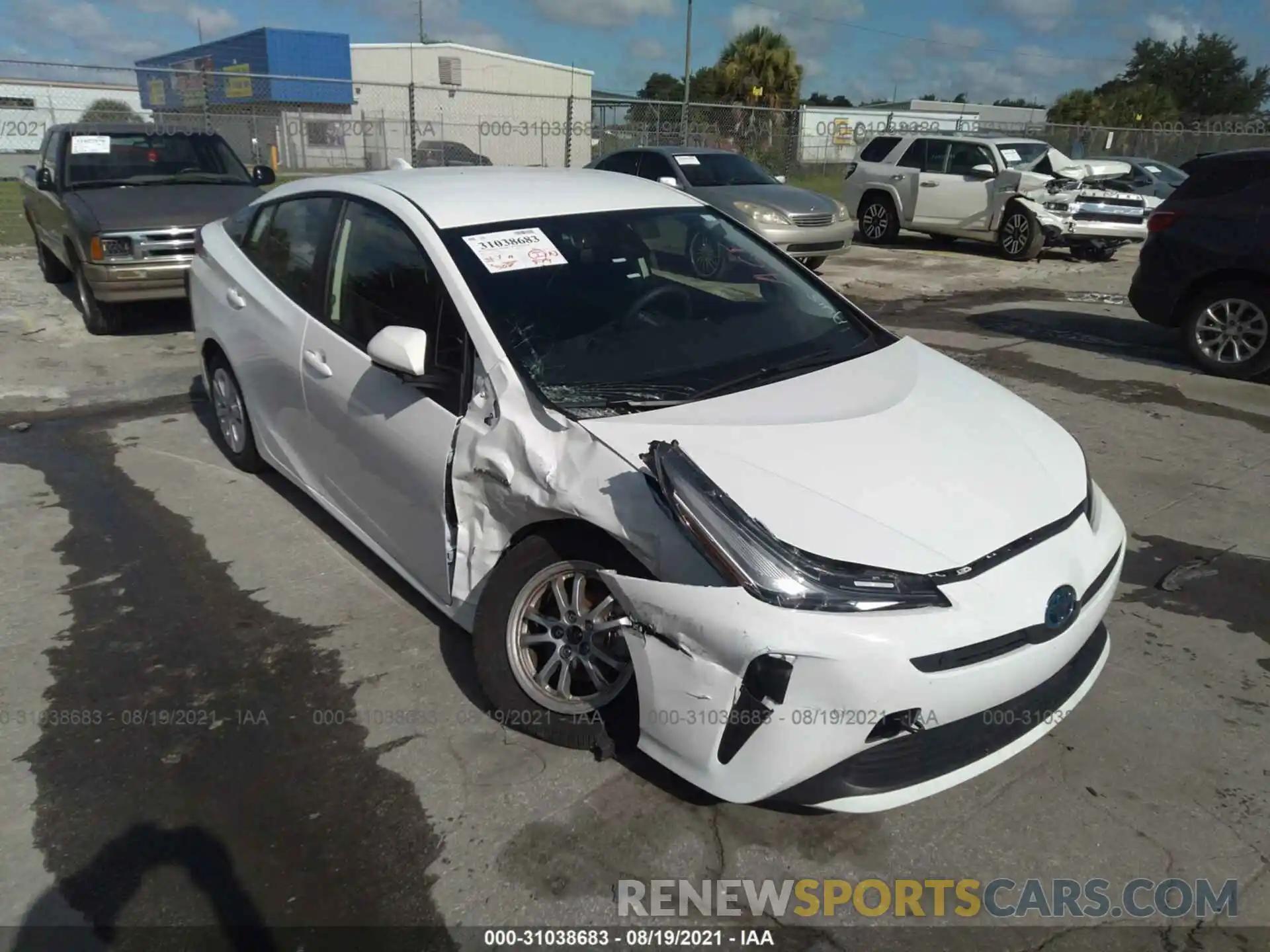 6 Photograph of a damaged car JTDKAMFU8M3141507 TOYOTA PRIUS 2021