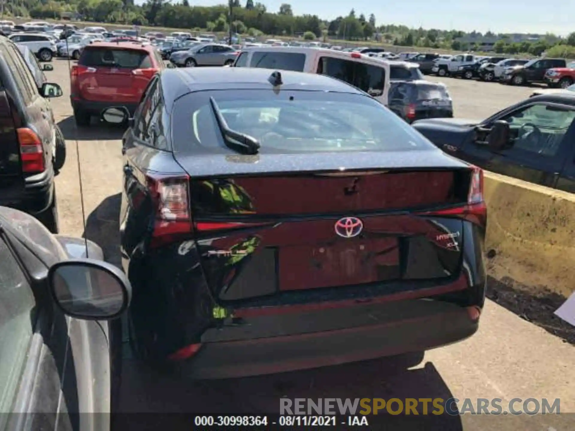 3 Photograph of a damaged car JTDKAMFU8M3141796 TOYOTA PRIUS 2021