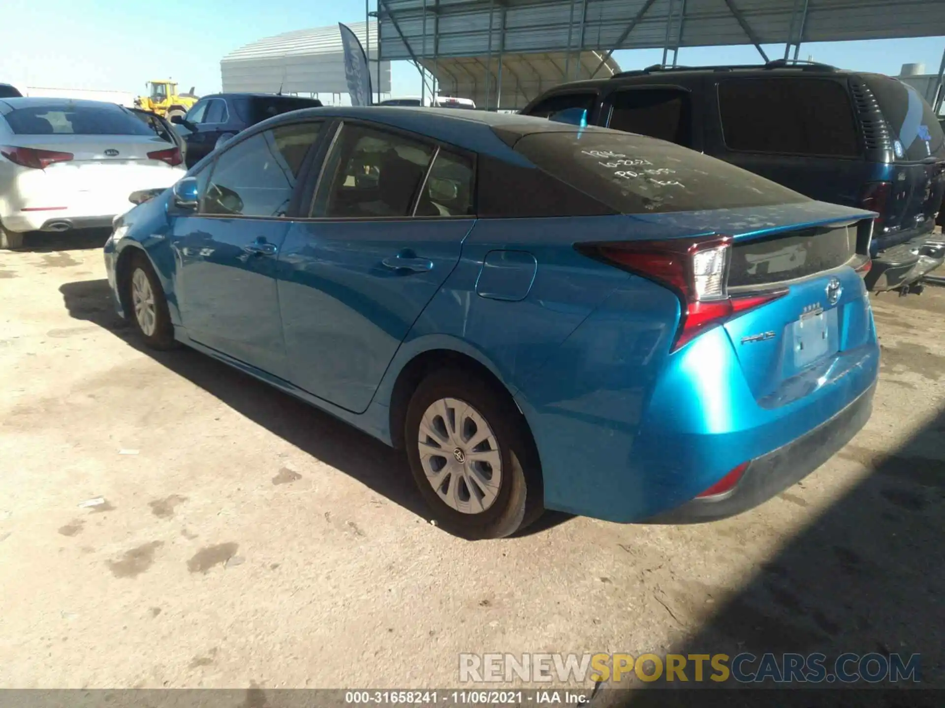 3 Photograph of a damaged car JTDKAMFU8M3141846 TOYOTA PRIUS 2021