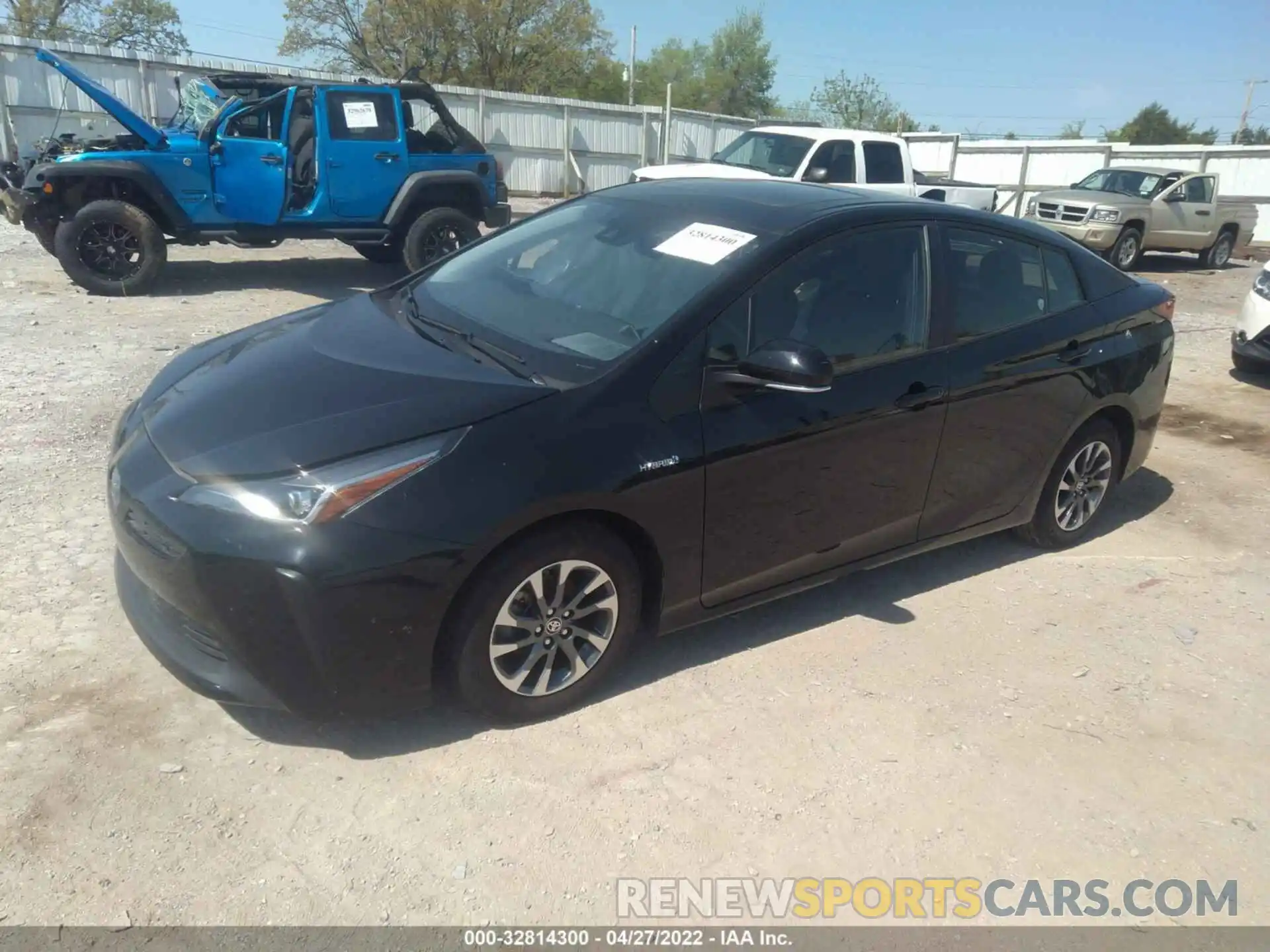 2 Photograph of a damaged car JTDKAMFU8M3142253 TOYOTA PRIUS 2021