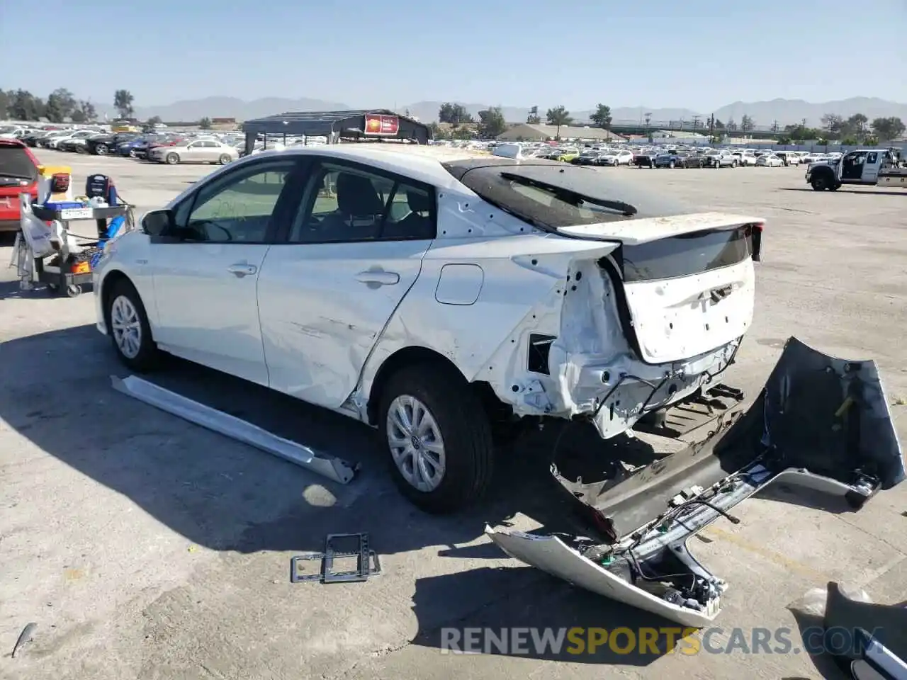 3 Photograph of a damaged car JTDKAMFU8M3142334 TOYOTA PRIUS 2021