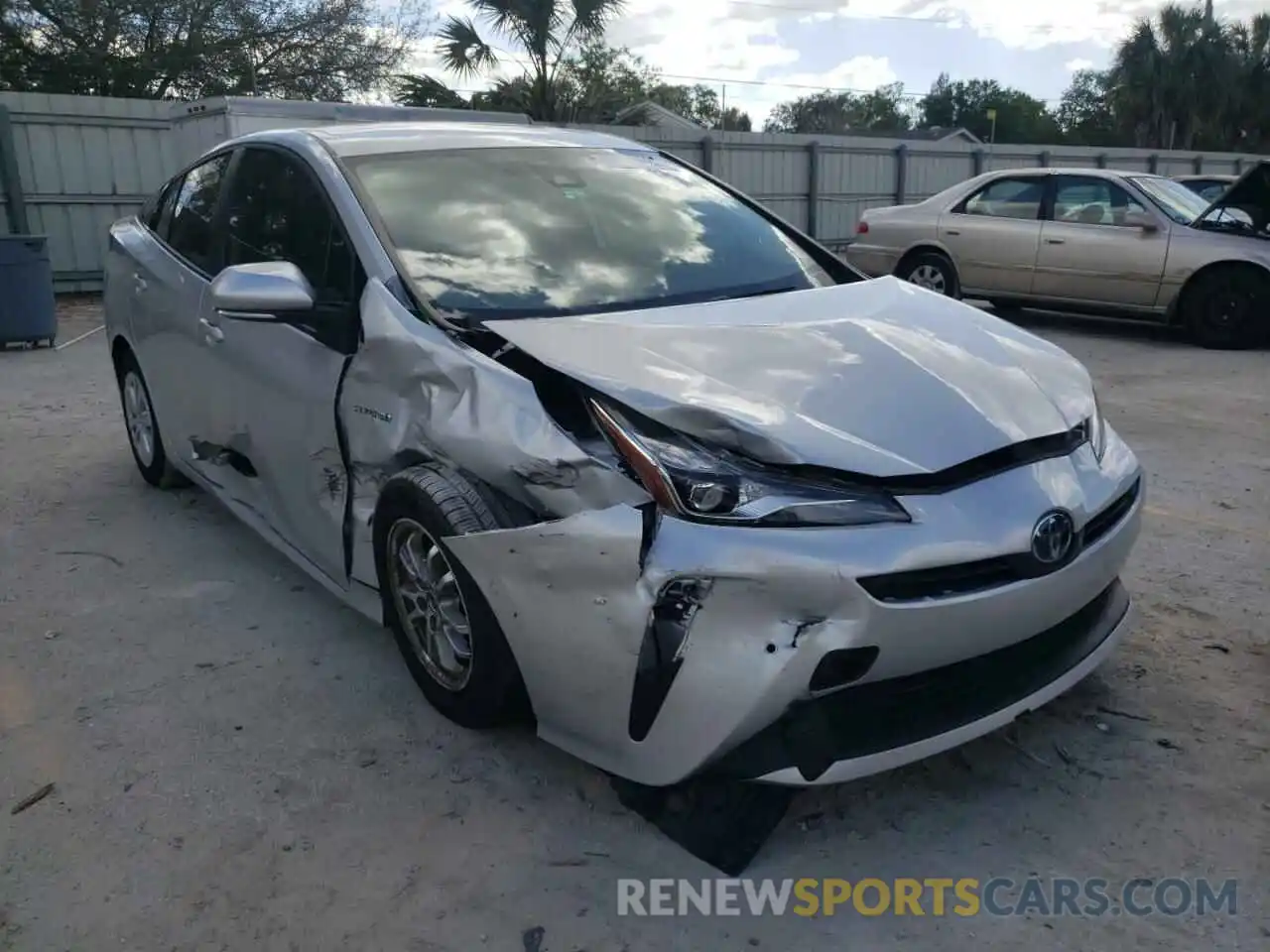 1 Photograph of a damaged car JTDKAMFU8M3142379 TOYOTA PRIUS 2021