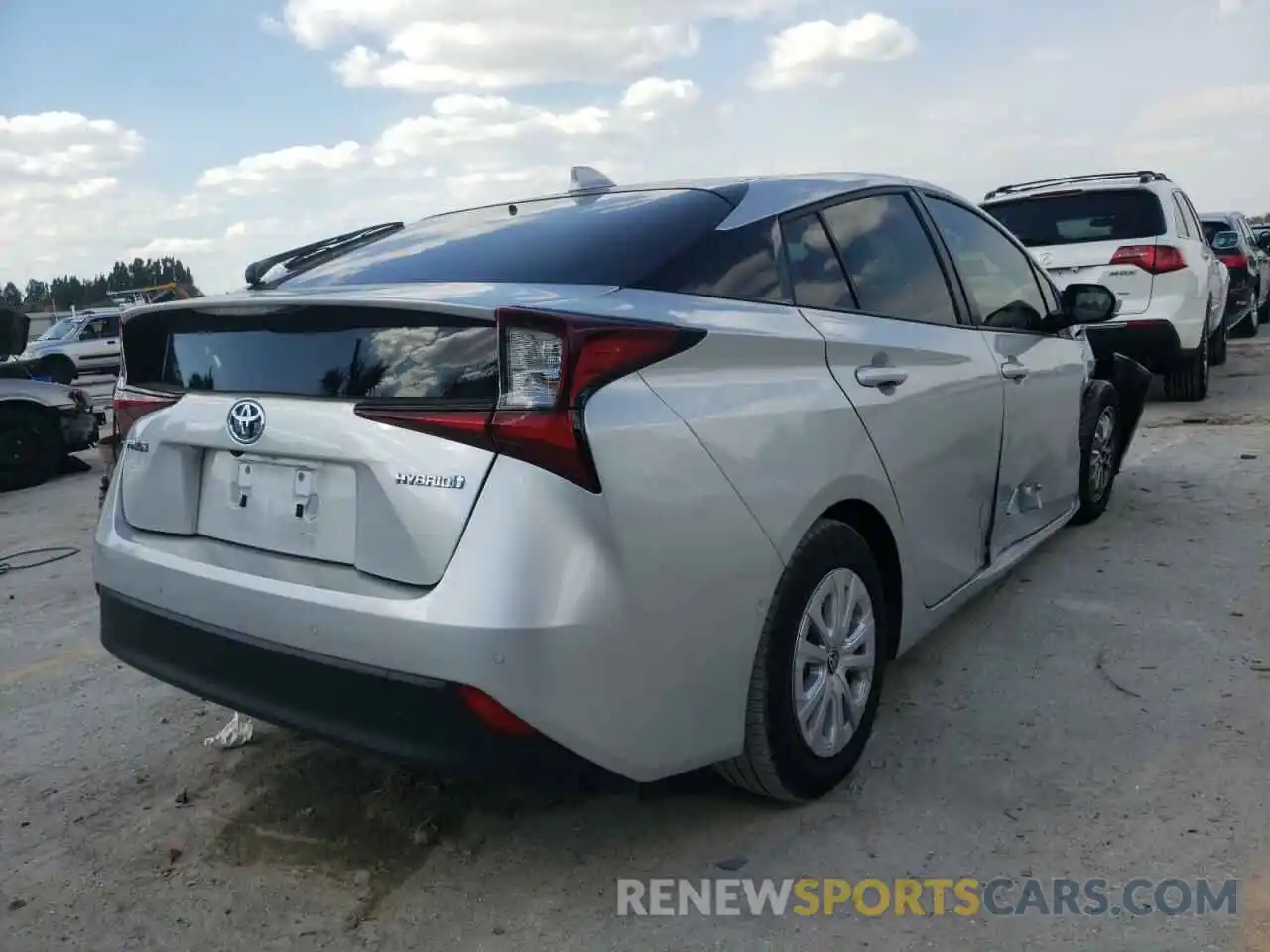 4 Photograph of a damaged car JTDKAMFU8M3142379 TOYOTA PRIUS 2021