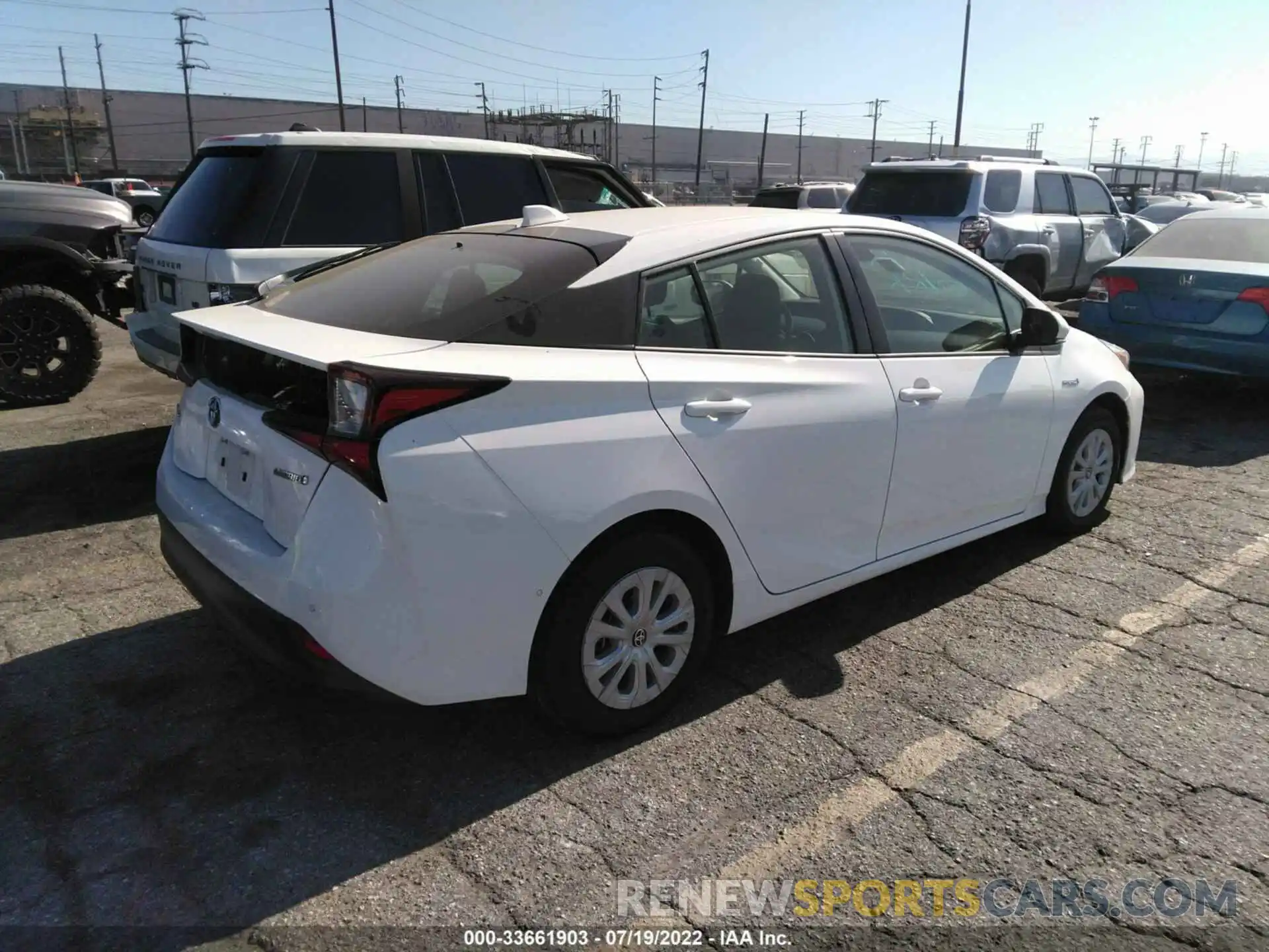 4 Photograph of a damaged car JTDKAMFU8M3144147 TOYOTA PRIUS 2021