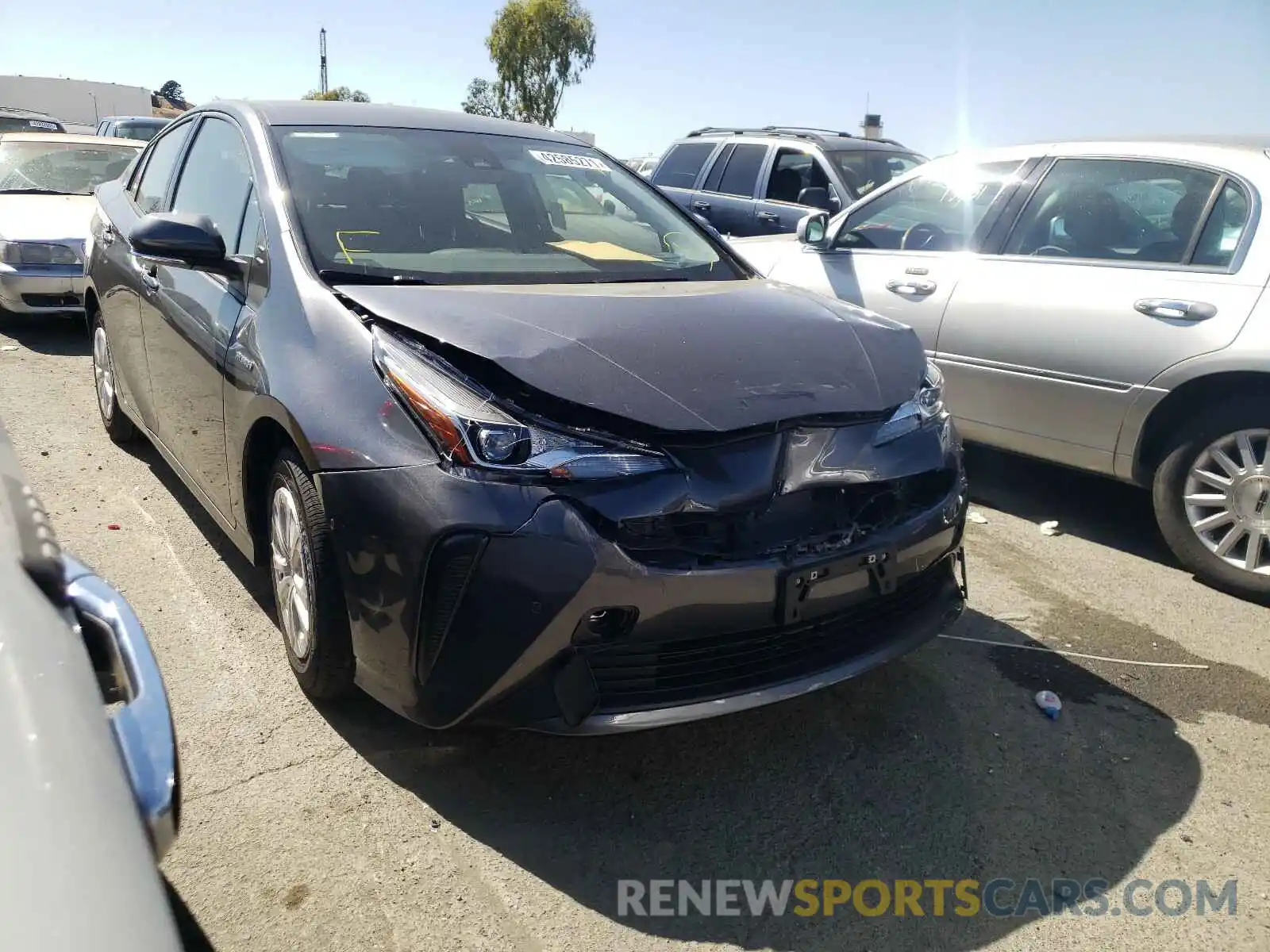 1 Photograph of a damaged car JTDKAMFU8M3144231 TOYOTA PRIUS 2021