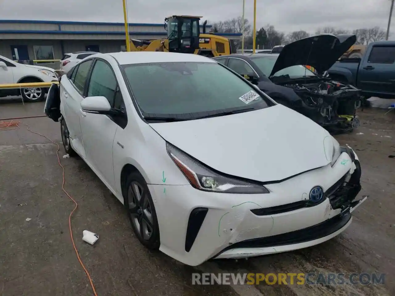 1 Photograph of a damaged car JTDKAMFU8M3145587 TOYOTA PRIUS 2021