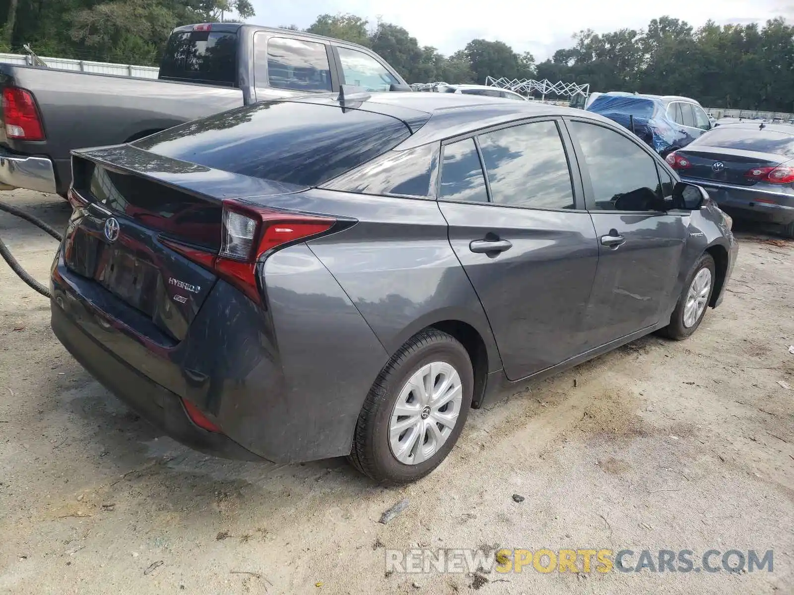 4 Photograph of a damaged car JTDKAMFU8M3147467 TOYOTA PRIUS 2021