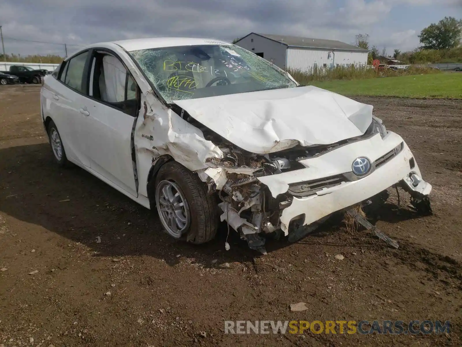 1 Photograph of a damaged car JTDKAMFU8M3147887 TOYOTA PRIUS 2021