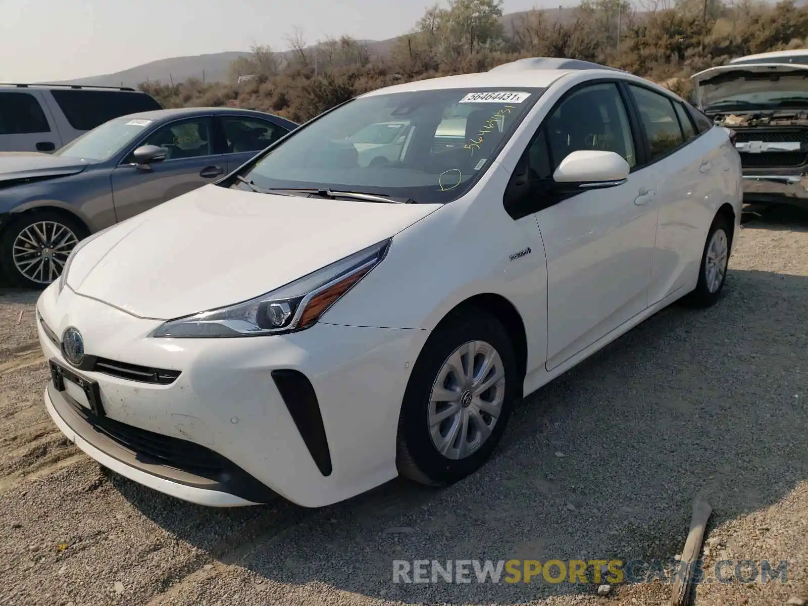 2 Photograph of a damaged car JTDKAMFU8M3148621 TOYOTA PRIUS 2021