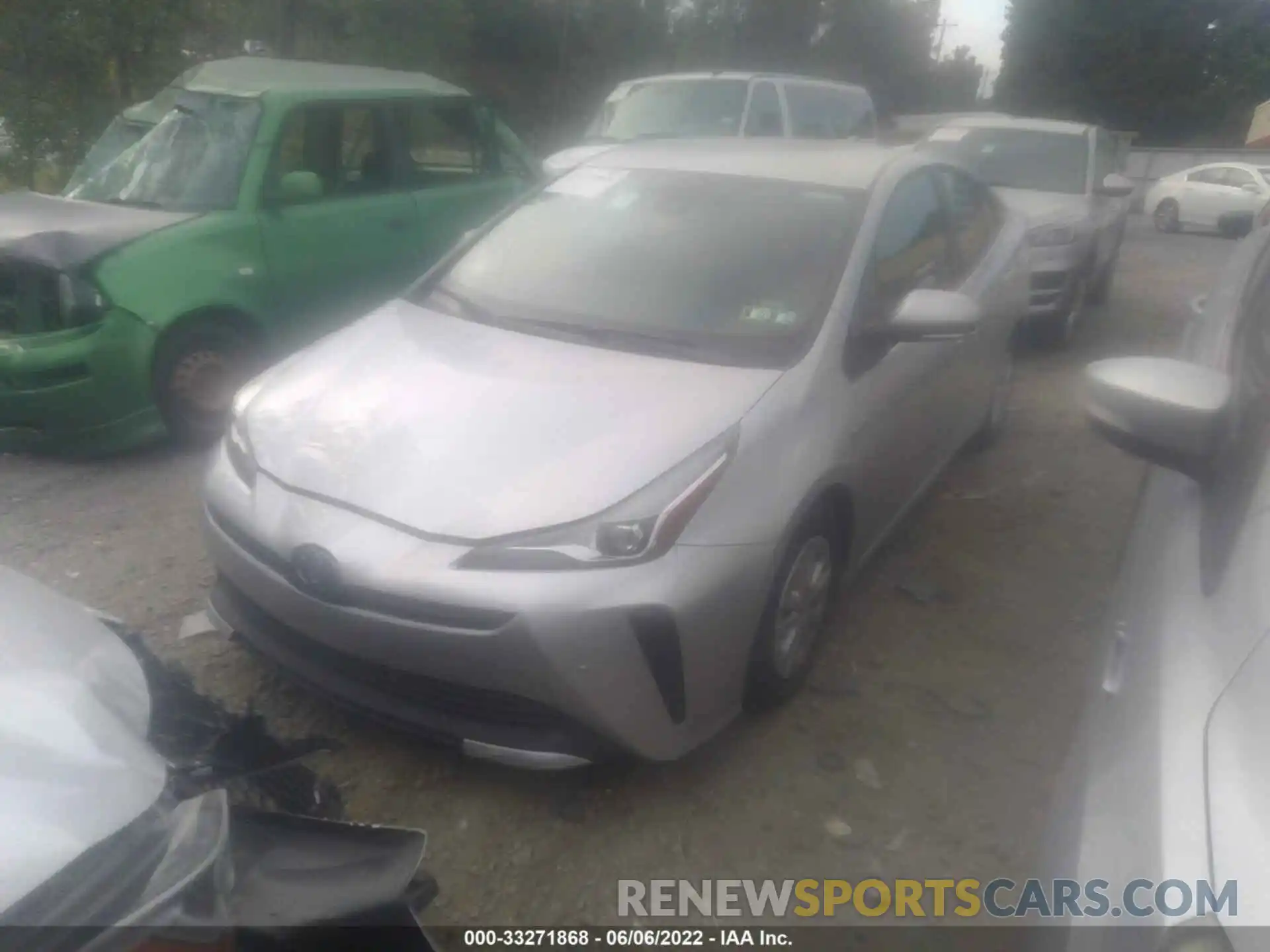 2 Photograph of a damaged car JTDKAMFU8M3149820 TOYOTA PRIUS 2021