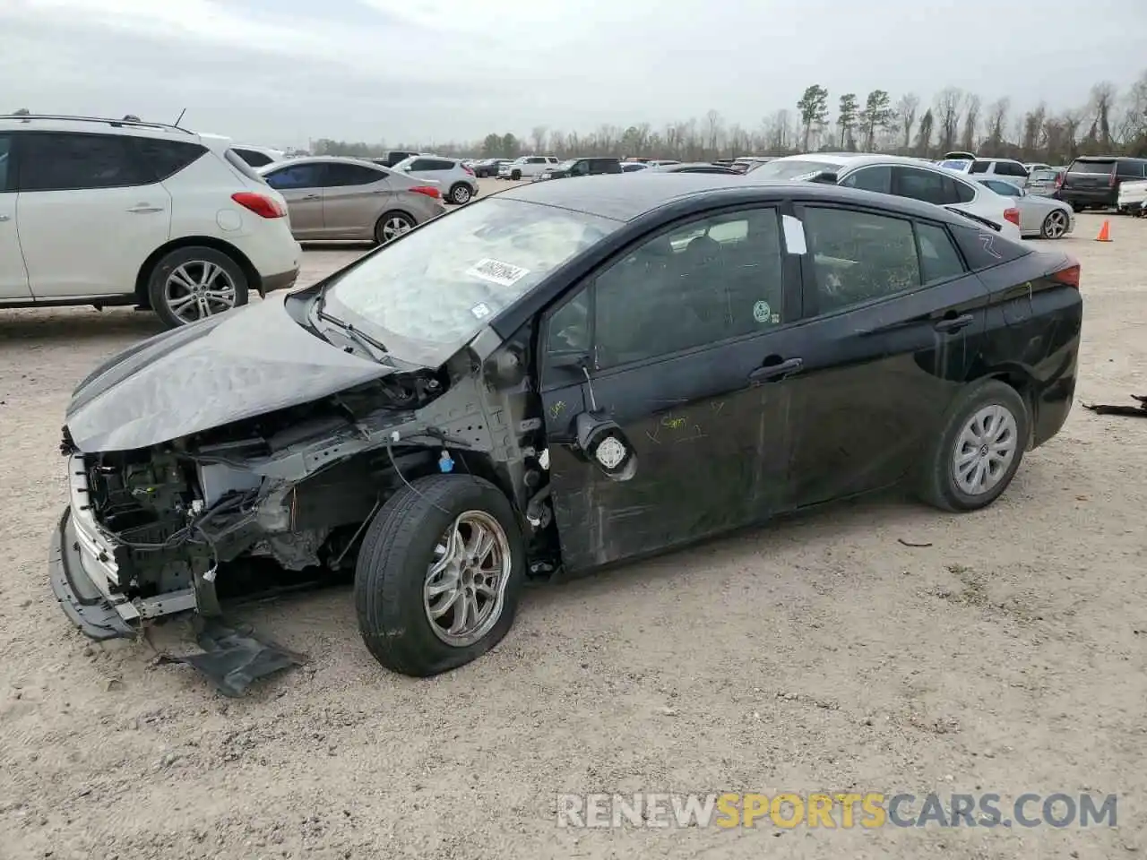 1 Photograph of a damaged car JTDKAMFU8M3149901 TOYOTA PRIUS 2021