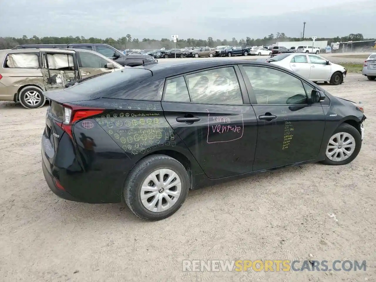 3 Photograph of a damaged car JTDKAMFU8M3149901 TOYOTA PRIUS 2021