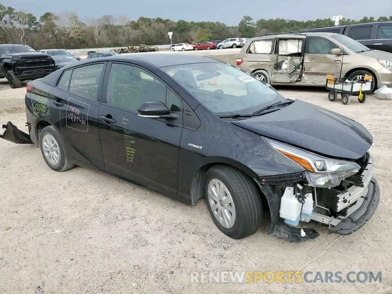 4 Photograph of a damaged car JTDKAMFU8M3149901 TOYOTA PRIUS 2021