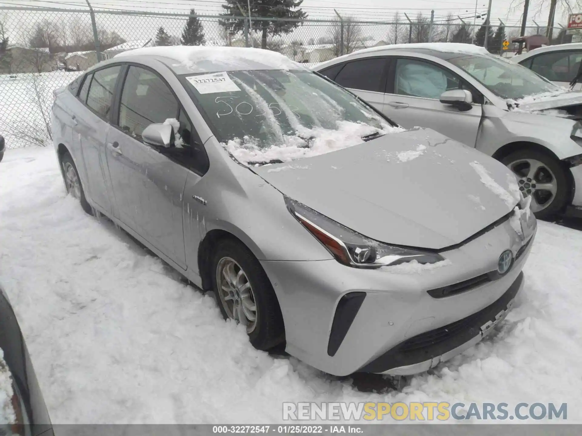 1 Photograph of a damaged car JTDKAMFU8M3150353 TOYOTA PRIUS 2021