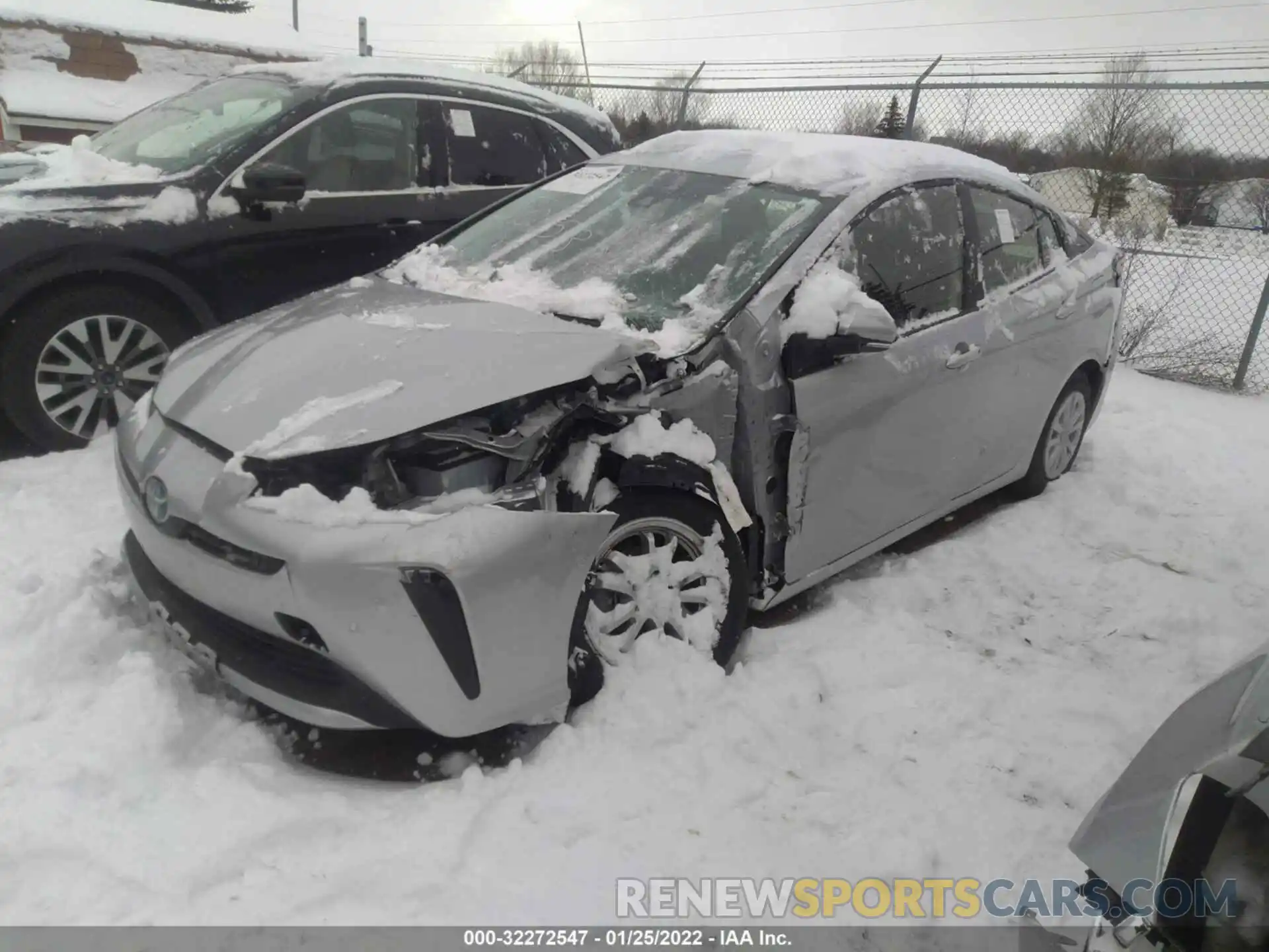 2 Photograph of a damaged car JTDKAMFU8M3150353 TOYOTA PRIUS 2021