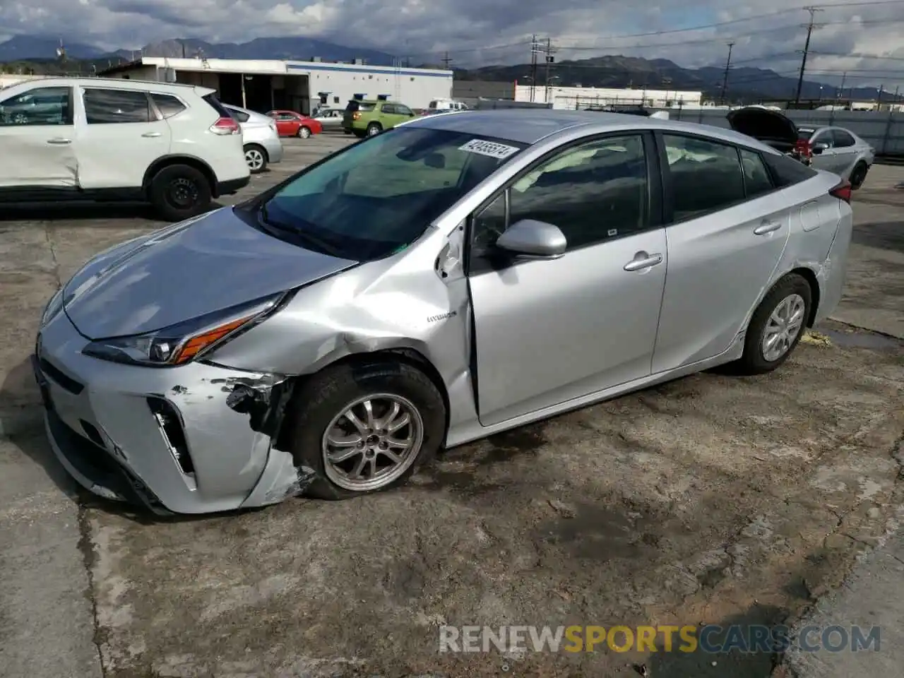 1 Photograph of a damaged car JTDKAMFU8M3152118 TOYOTA PRIUS 2021