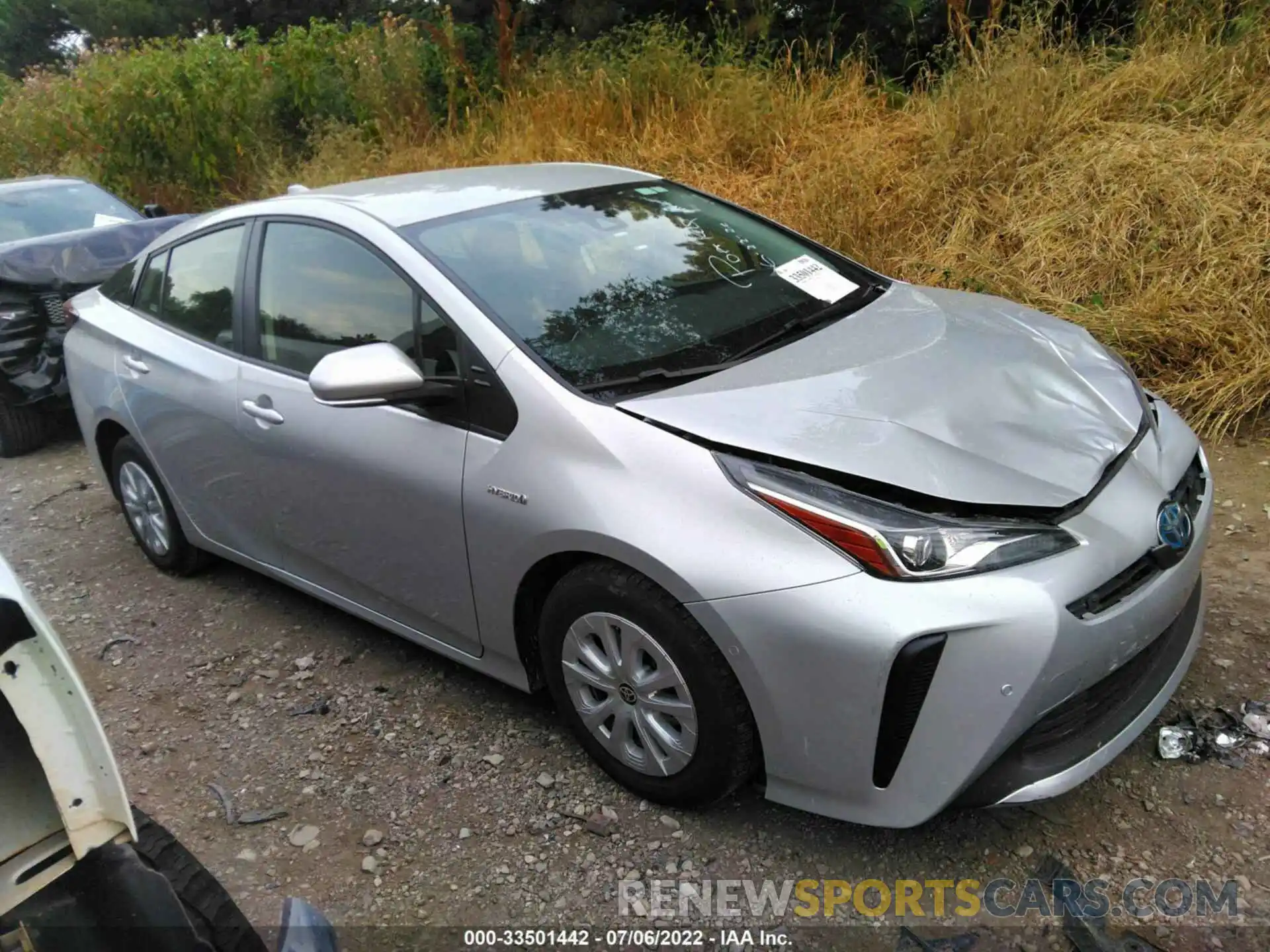 1 Photograph of a damaged car JTDKAMFU8M3152958 TOYOTA PRIUS 2021