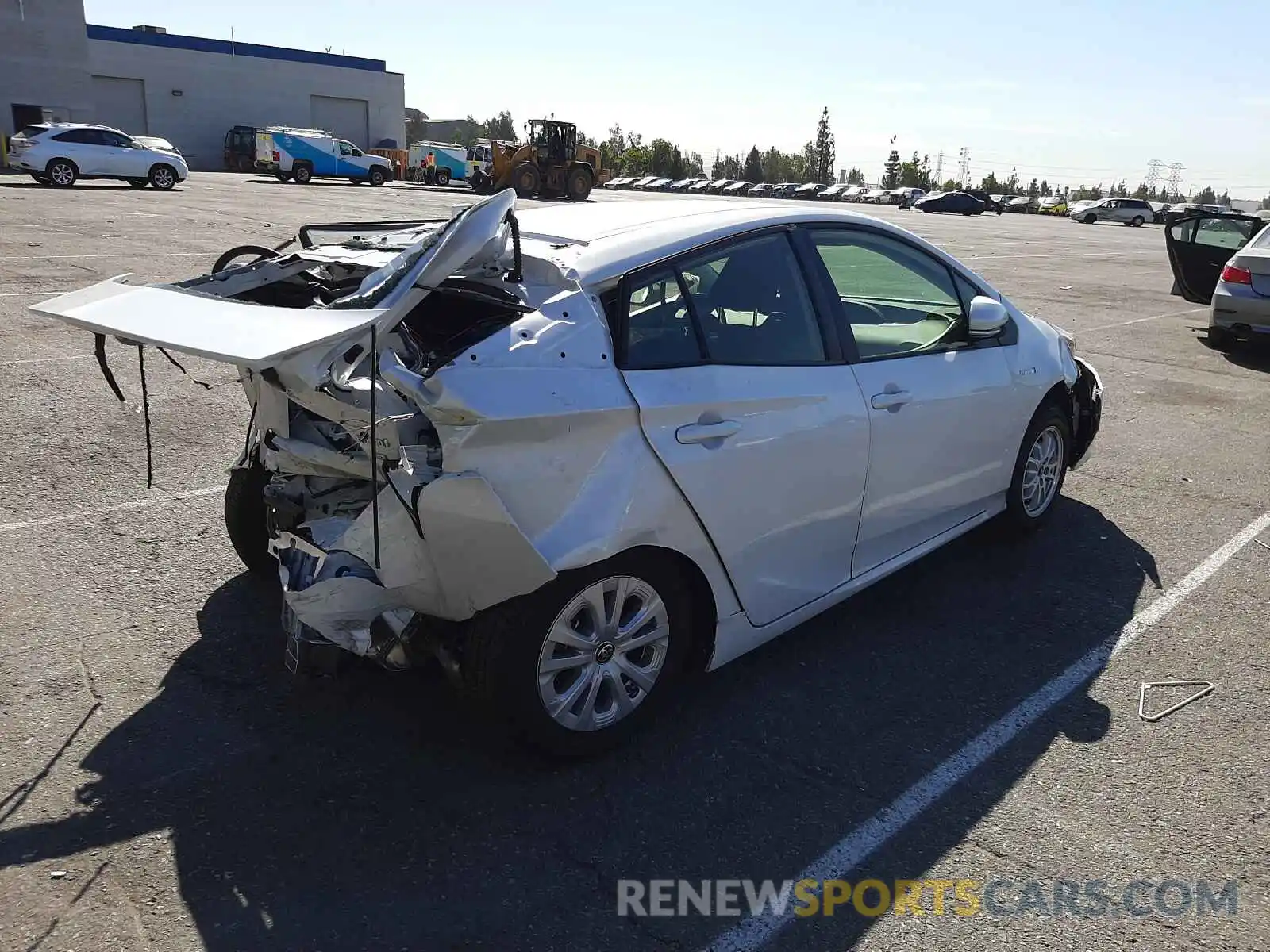 4 Photograph of a damaged car JTDKAMFU8M3152992 TOYOTA PRIUS 2021