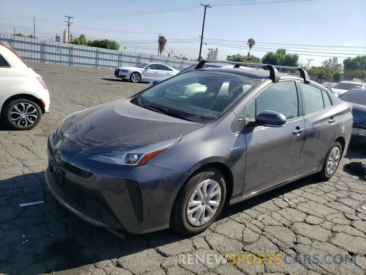 2 Фотография поврежденного автомобиля JTDKAMFU8M3153169 TOYOTA PRIUS 2021