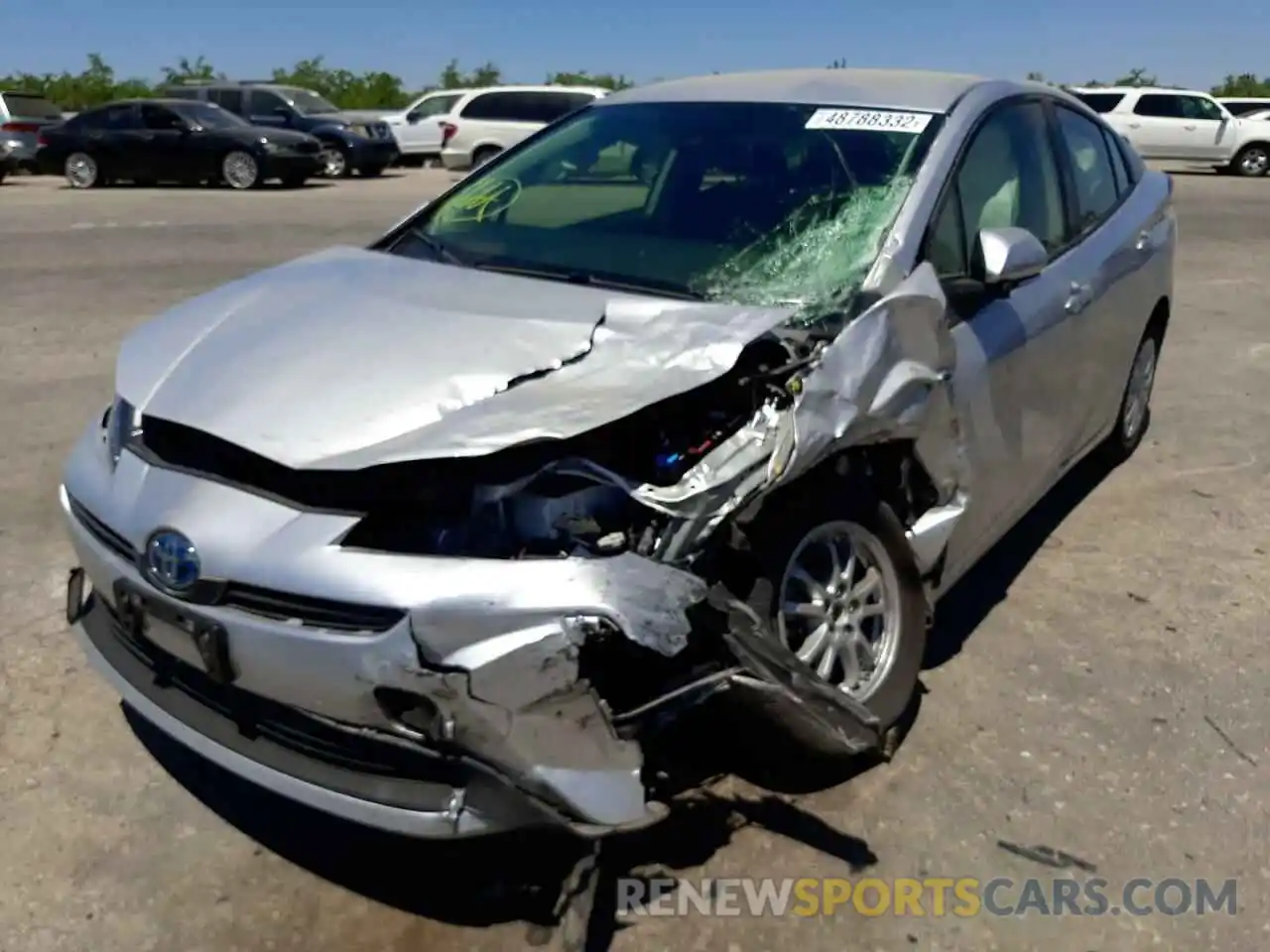 2 Photograph of a damaged car JTDKAMFU9M3127440 TOYOTA PRIUS 2021