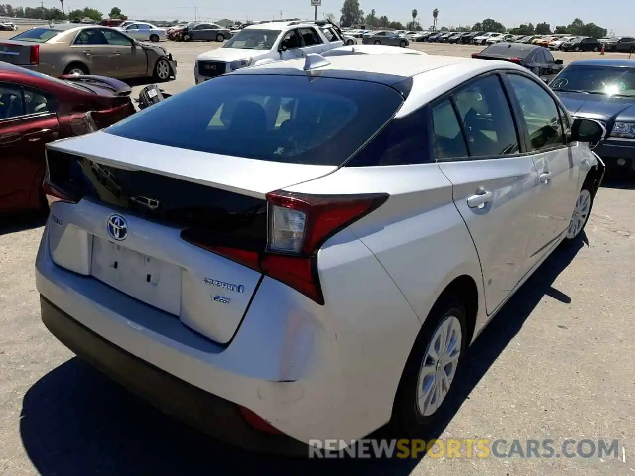 4 Photograph of a damaged car JTDKAMFU9M3127440 TOYOTA PRIUS 2021