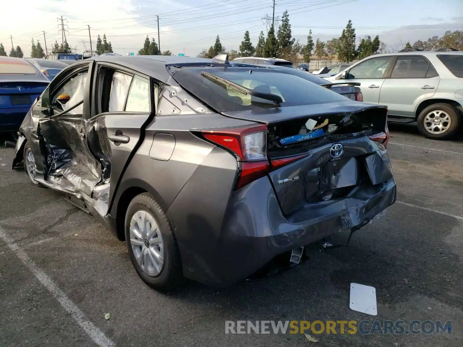 3 Photograph of a damaged car JTDKAMFU9M3128510 TOYOTA PRIUS 2021