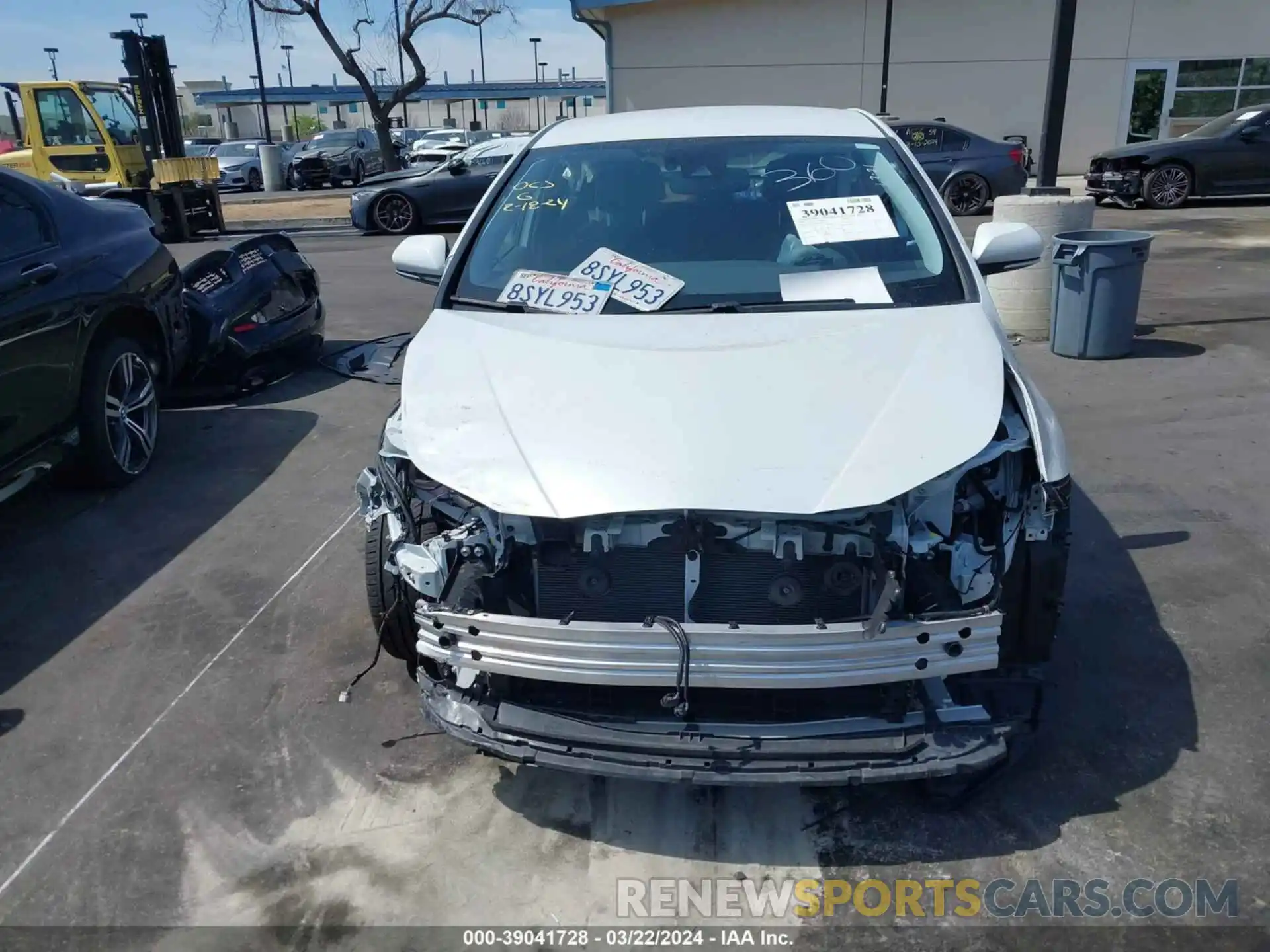 13 Photograph of a damaged car JTDKAMFU9M3128555 TOYOTA PRIUS 2021