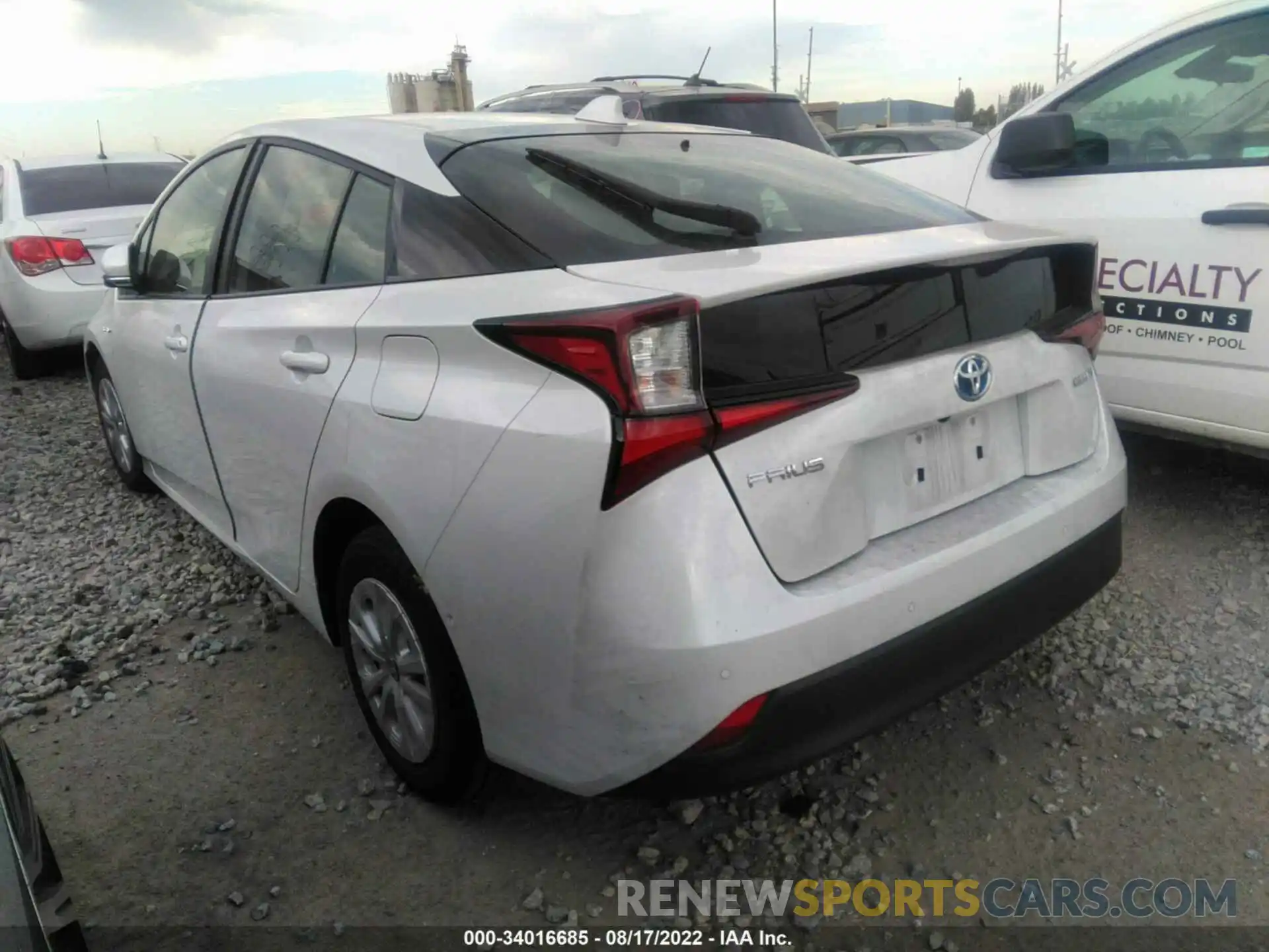 3 Photograph of a damaged car JTDKAMFU9M3132766 TOYOTA PRIUS 2021