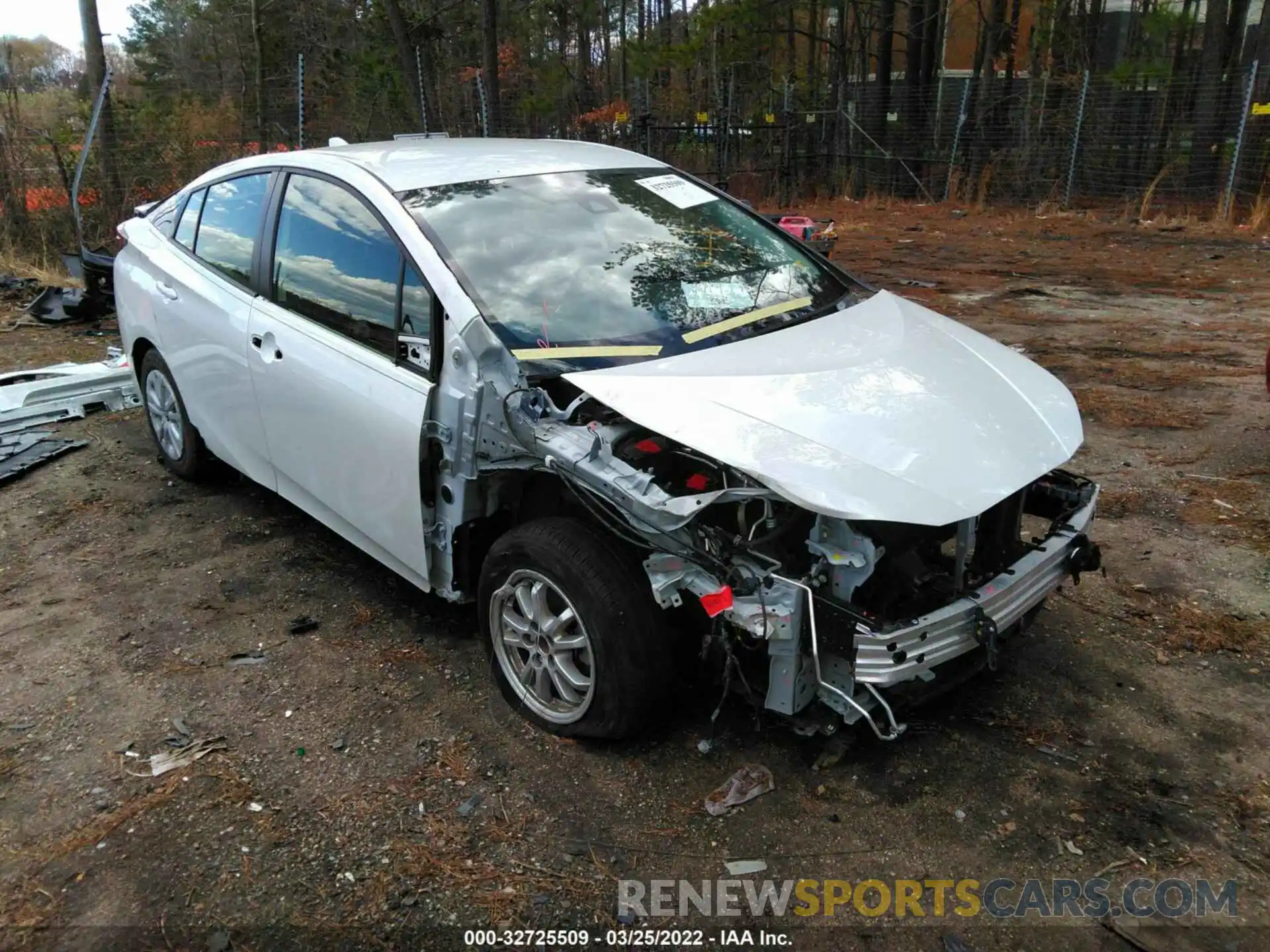 1 Photograph of a damaged car JTDKAMFU9M3135439 TOYOTA PRIUS 2021