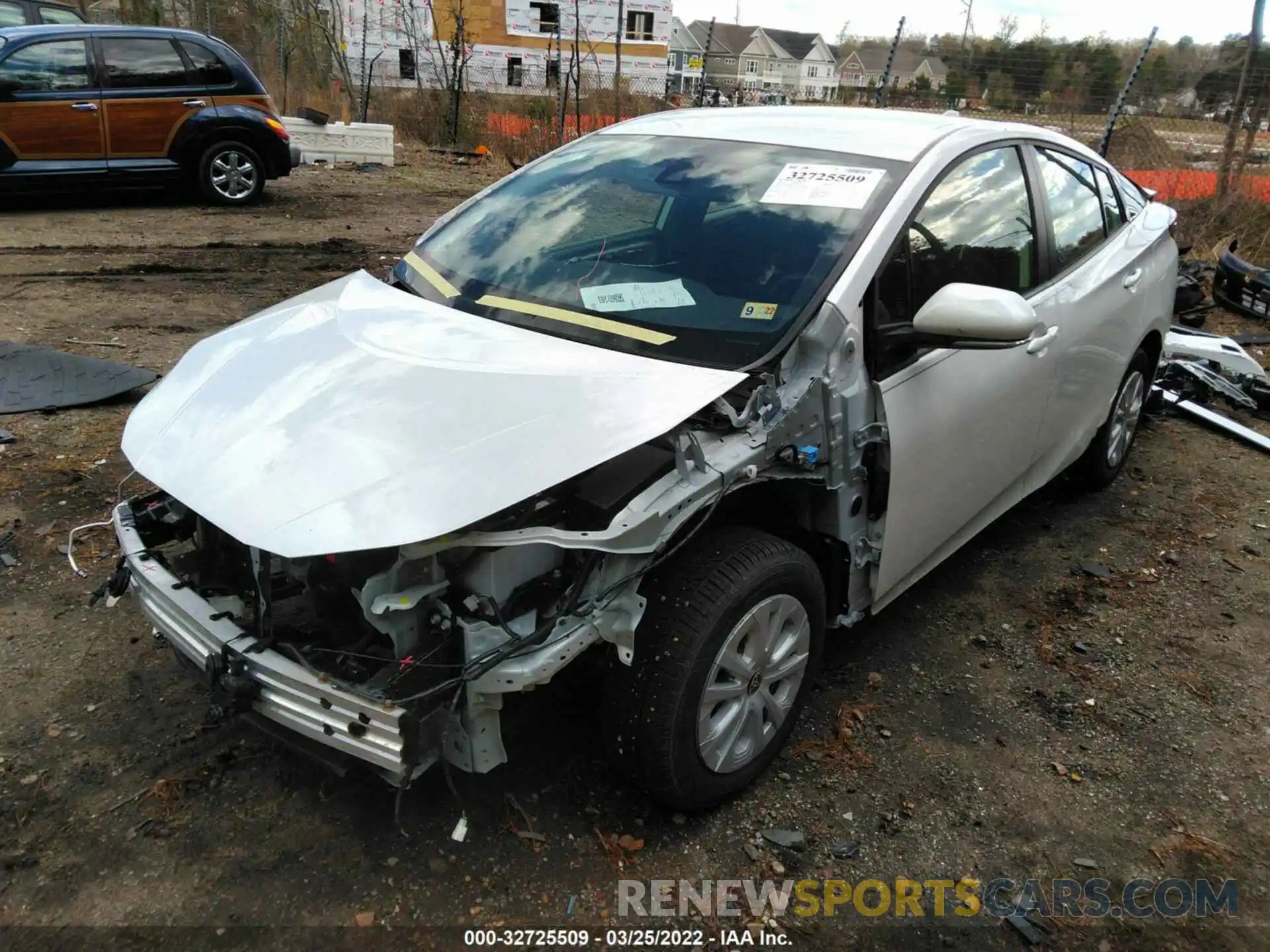 2 Photograph of a damaged car JTDKAMFU9M3135439 TOYOTA PRIUS 2021