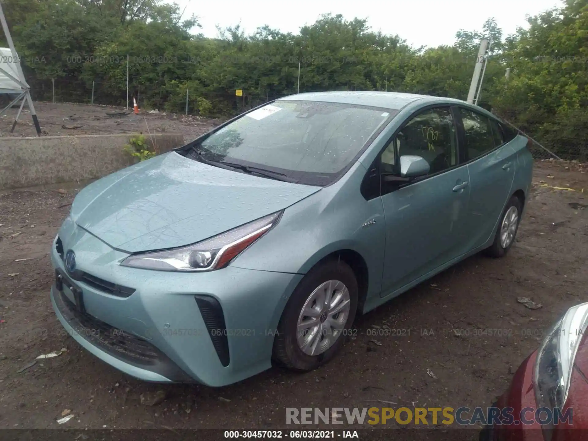 2 Photograph of a damaged car JTDKAMFU9M3135540 TOYOTA PRIUS 2021