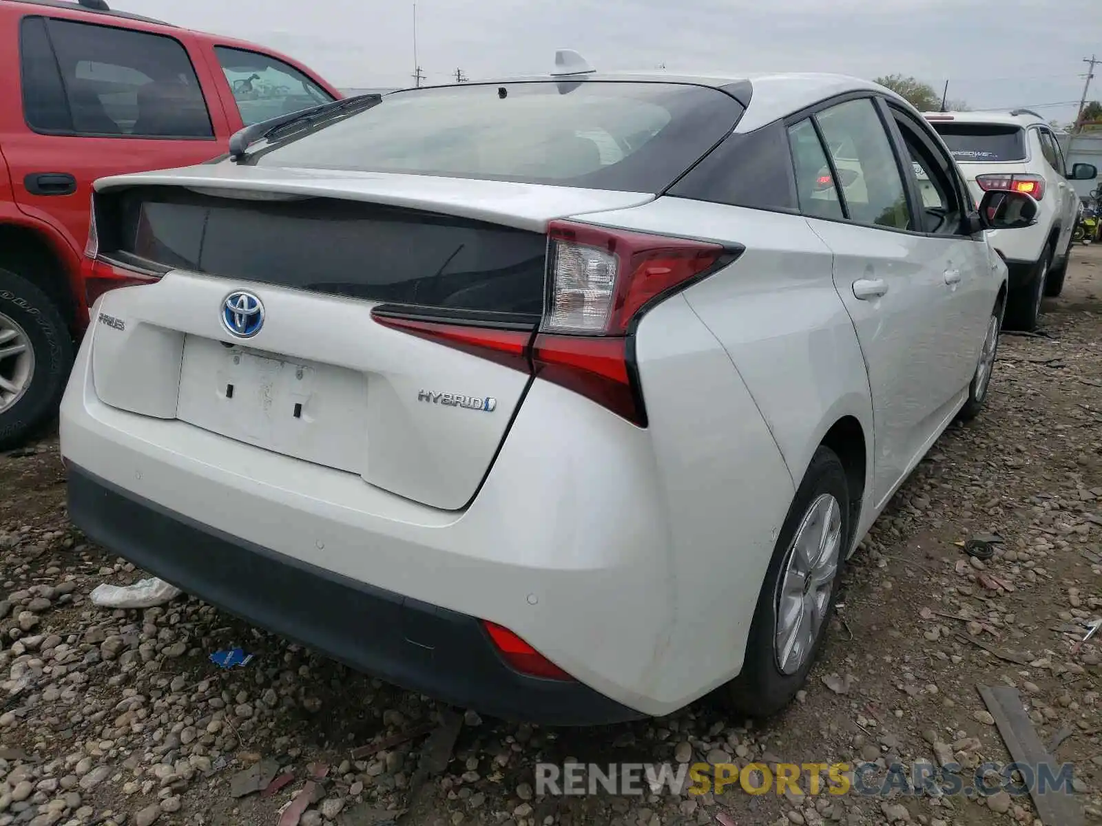 4 Photograph of a damaged car JTDKAMFU9M3136557 TOYOTA PRIUS 2021