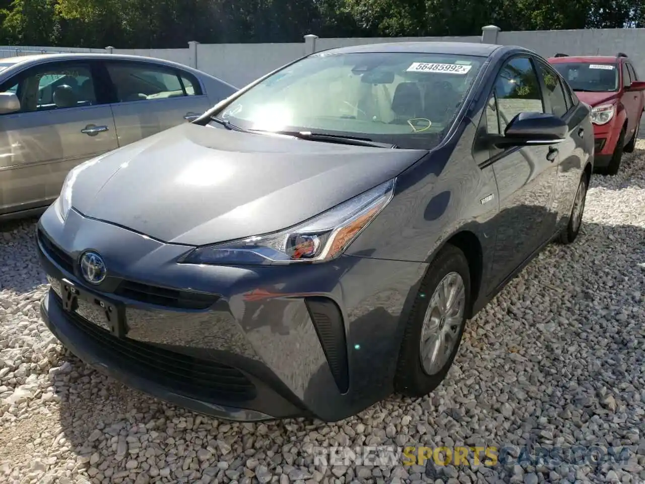 2 Photograph of a damaged car JTDKAMFU9M3140592 TOYOTA PRIUS 2021