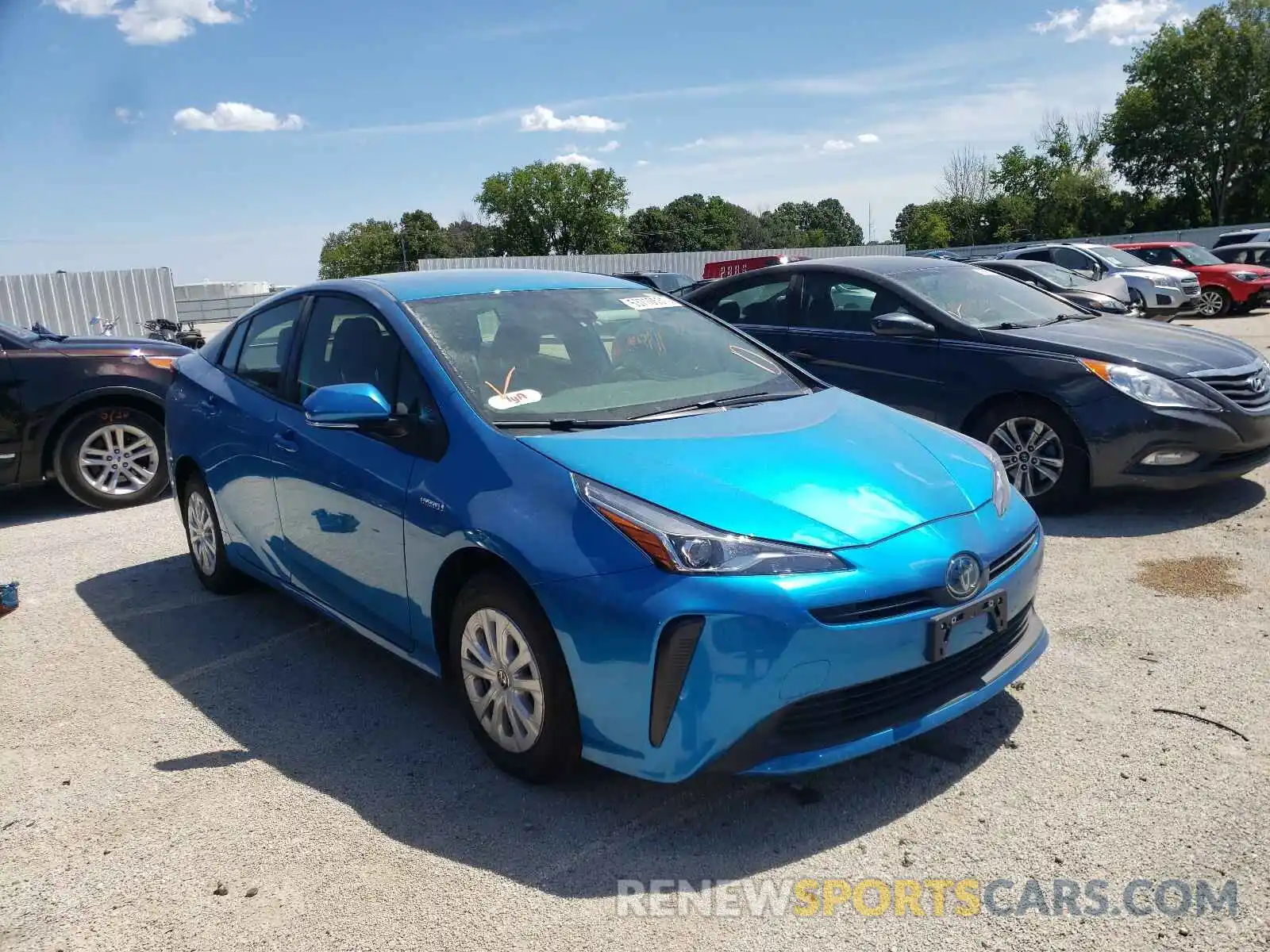 1 Photograph of a damaged car JTDKAMFU9M3140866 TOYOTA PRIUS 2021