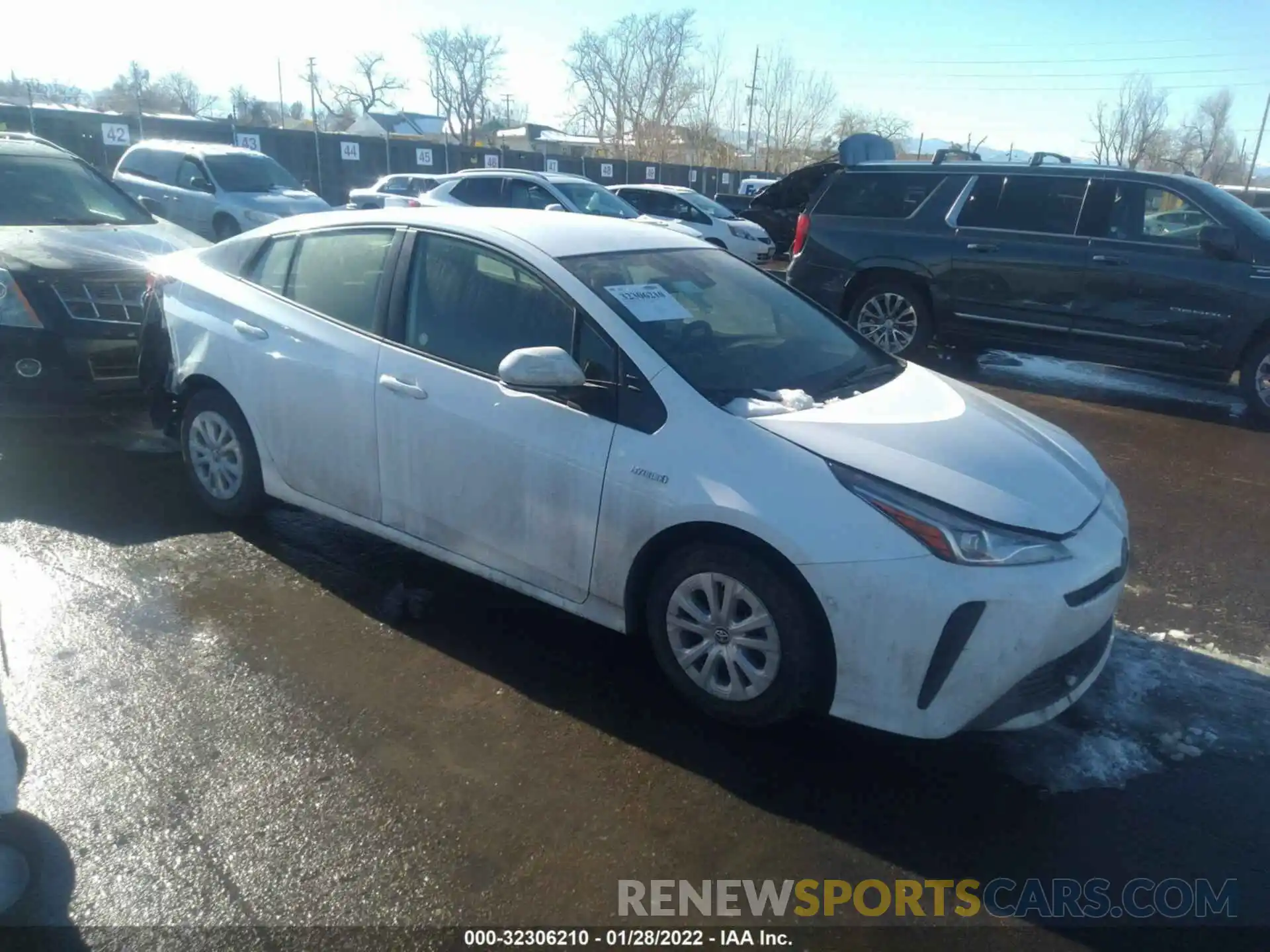 1 Photograph of a damaged car JTDKAMFU9M3141080 TOYOTA PRIUS 2021