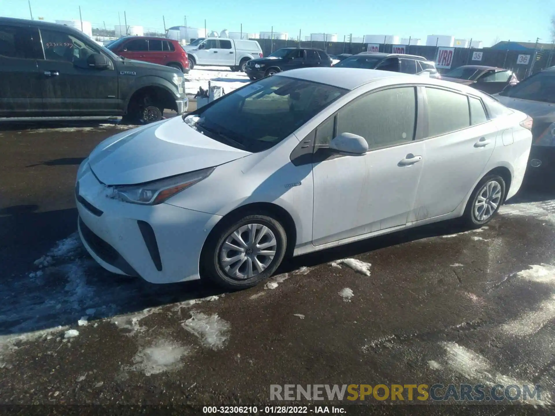 2 Photograph of a damaged car JTDKAMFU9M3141080 TOYOTA PRIUS 2021