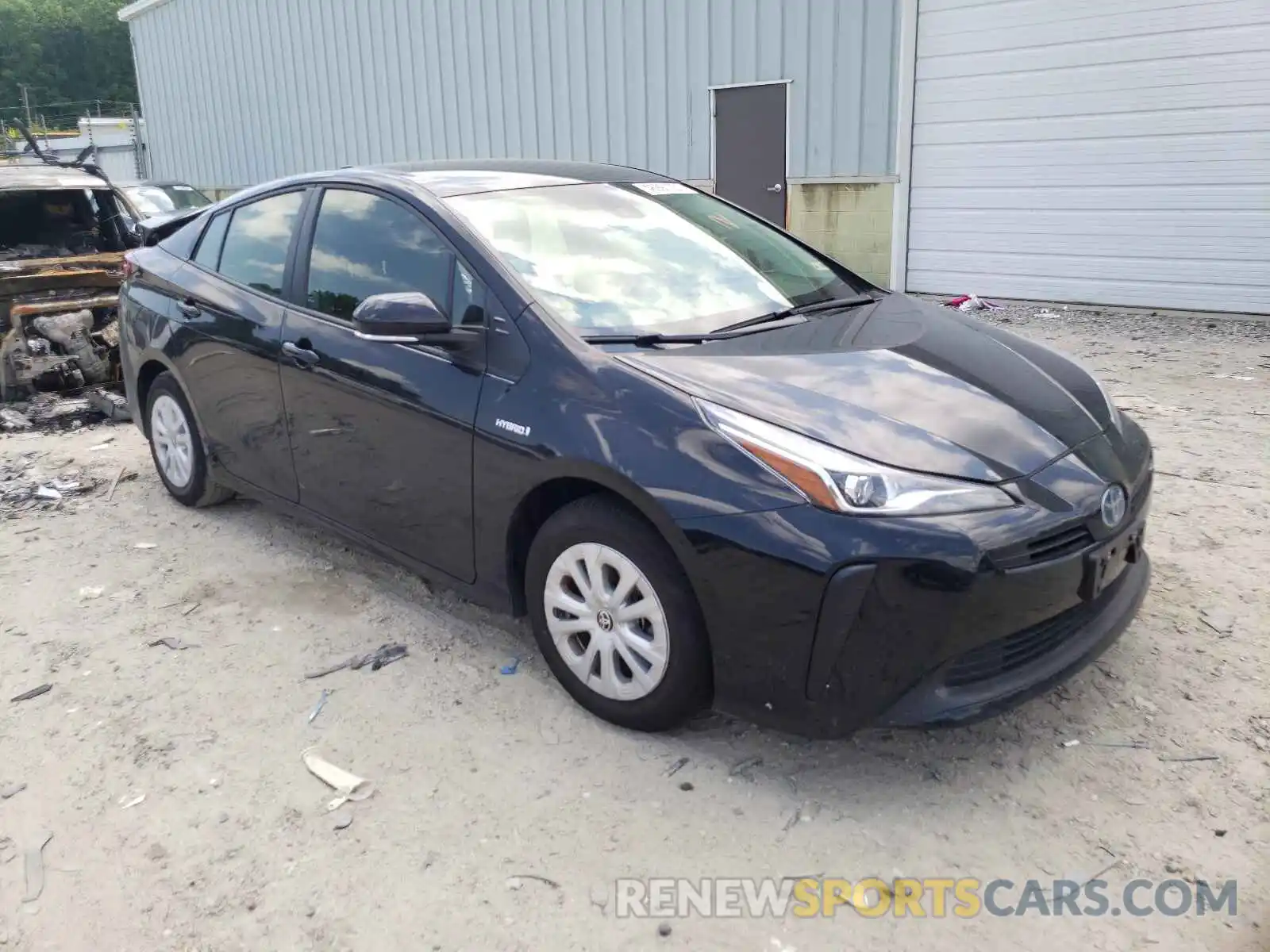 1 Photograph of a damaged car JTDKAMFU9M3141354 TOYOTA PRIUS 2021