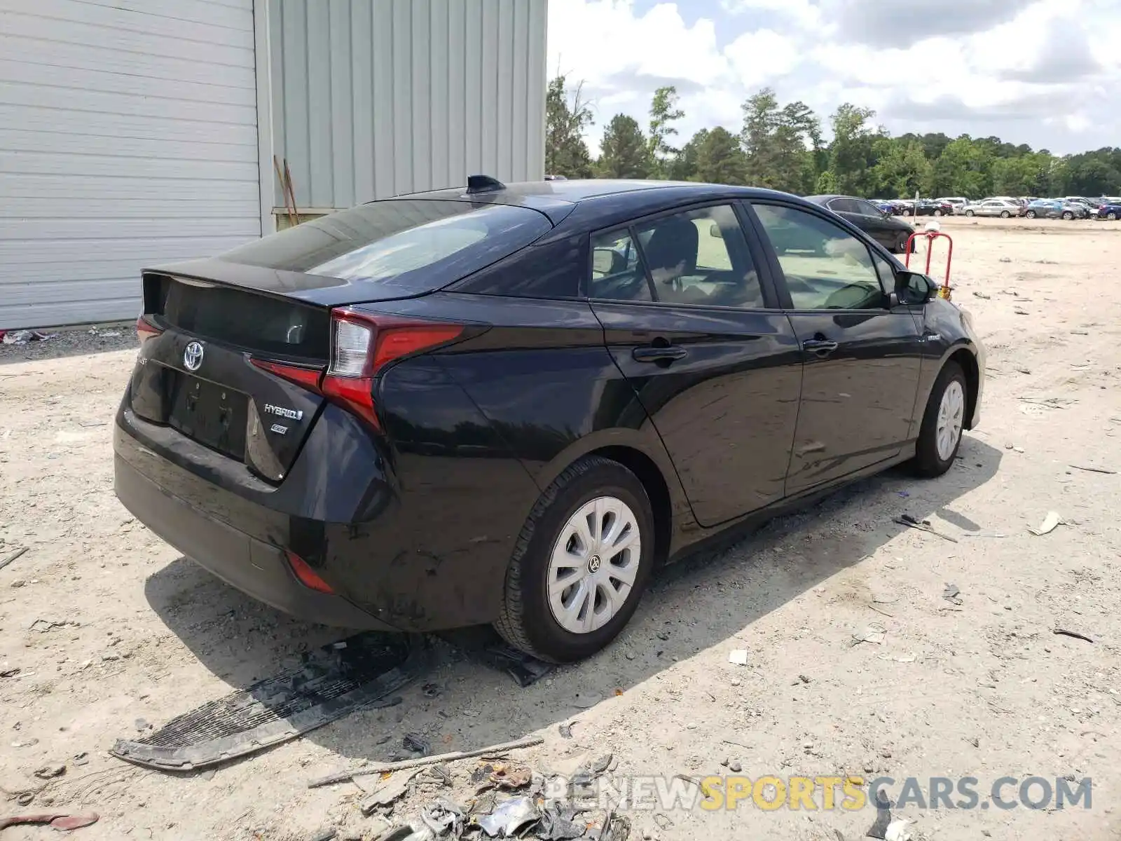 4 Photograph of a damaged car JTDKAMFU9M3141354 TOYOTA PRIUS 2021