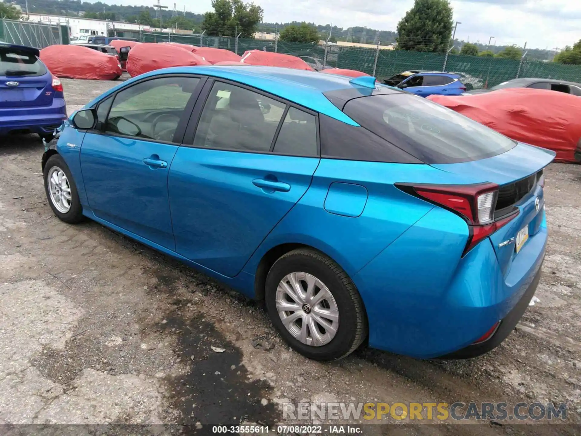 3 Photograph of a damaged car JTDKAMFU9M3141368 TOYOTA PRIUS 2021