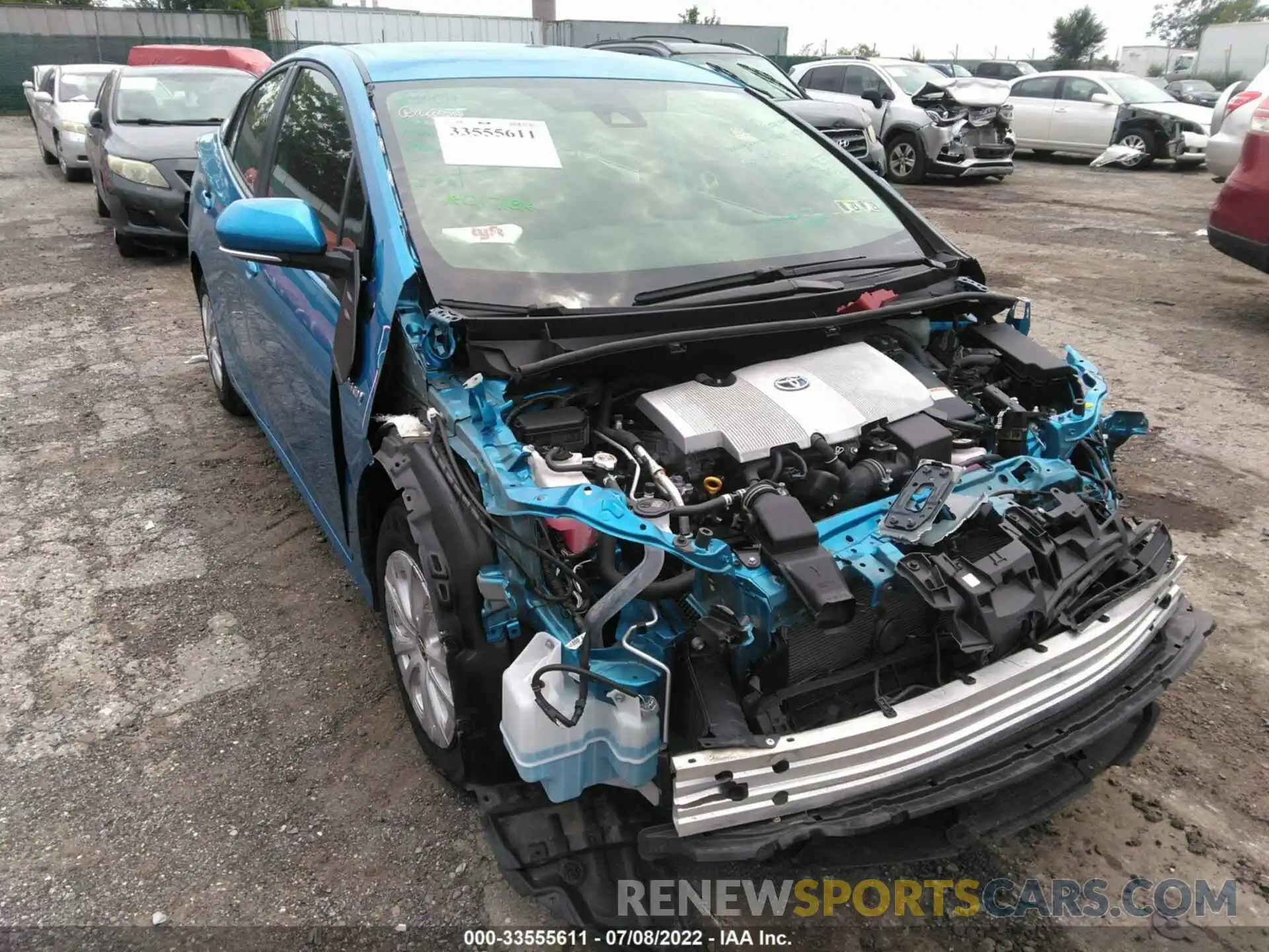 6 Photograph of a damaged car JTDKAMFU9M3141368 TOYOTA PRIUS 2021