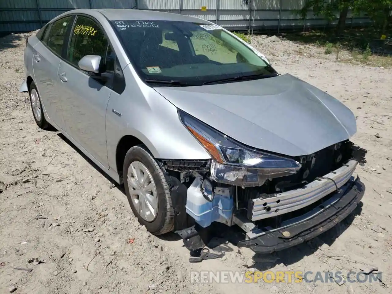 1 Photograph of a damaged car JTDKAMFU9M3142486 TOYOTA PRIUS 2021