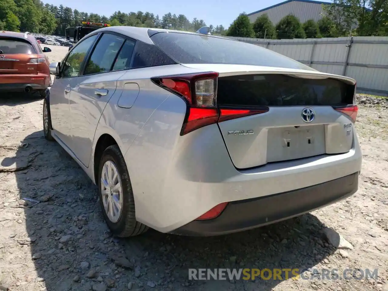 3 Photograph of a damaged car JTDKAMFU9M3142486 TOYOTA PRIUS 2021