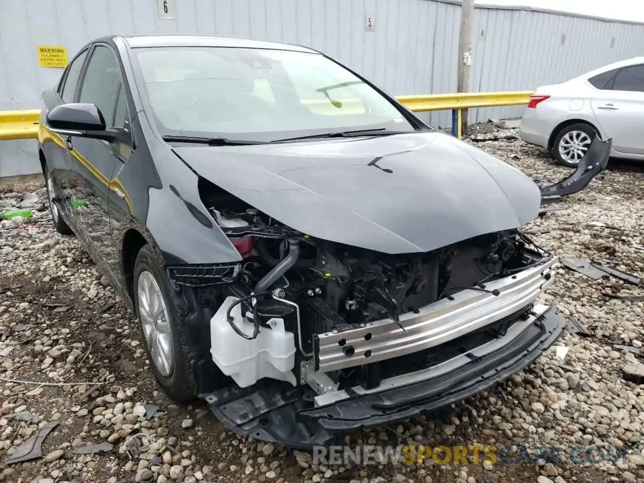 1 Photograph of a damaged car JTDKAMFU9M3143573 TOYOTA PRIUS 2021