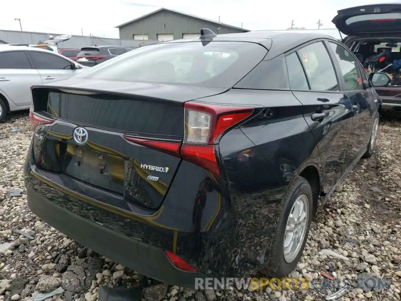 4 Photograph of a damaged car JTDKAMFU9M3143573 TOYOTA PRIUS 2021