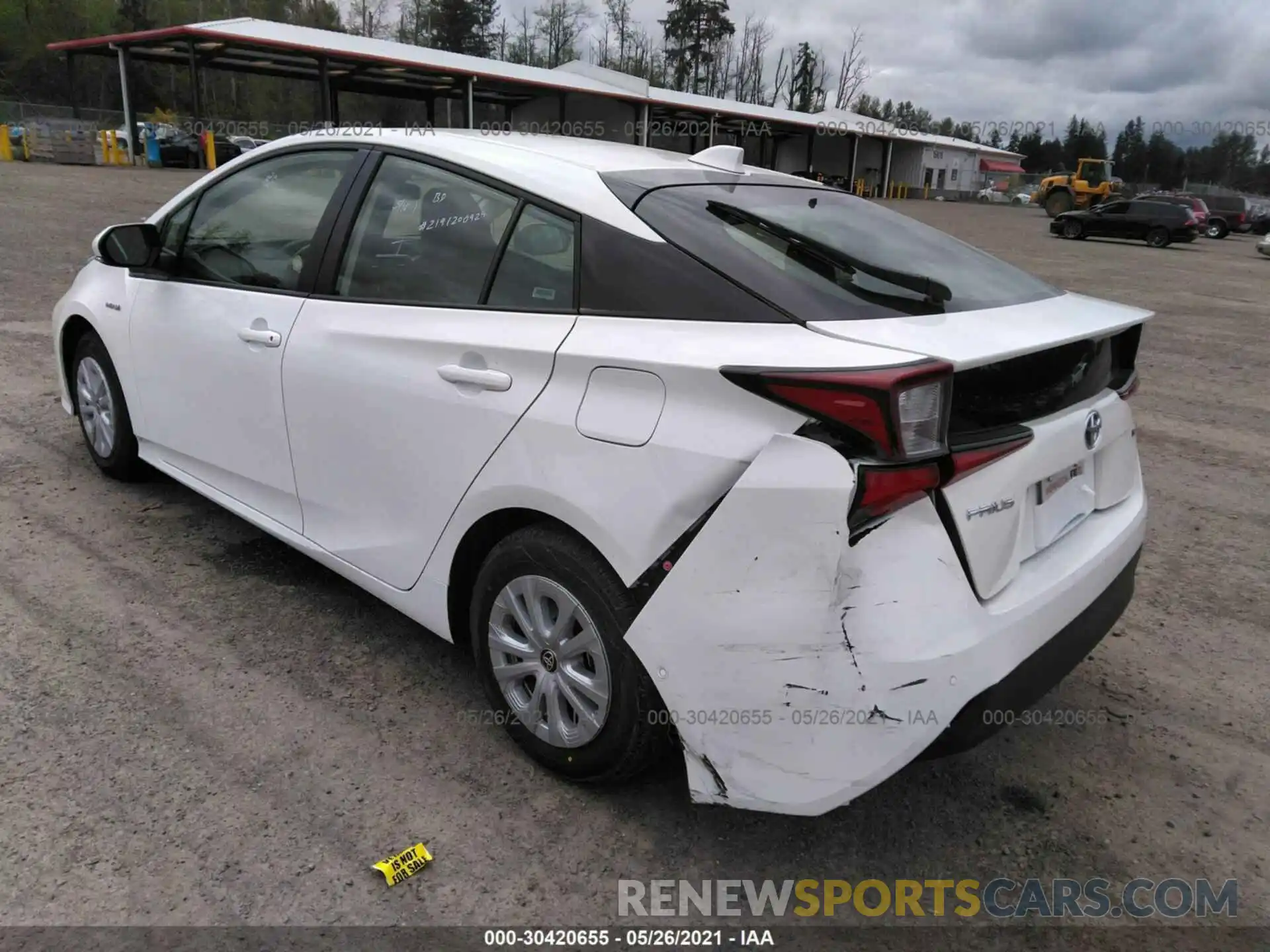 3 Photograph of a damaged car JTDKAMFU9M3144027 TOYOTA PRIUS 2021