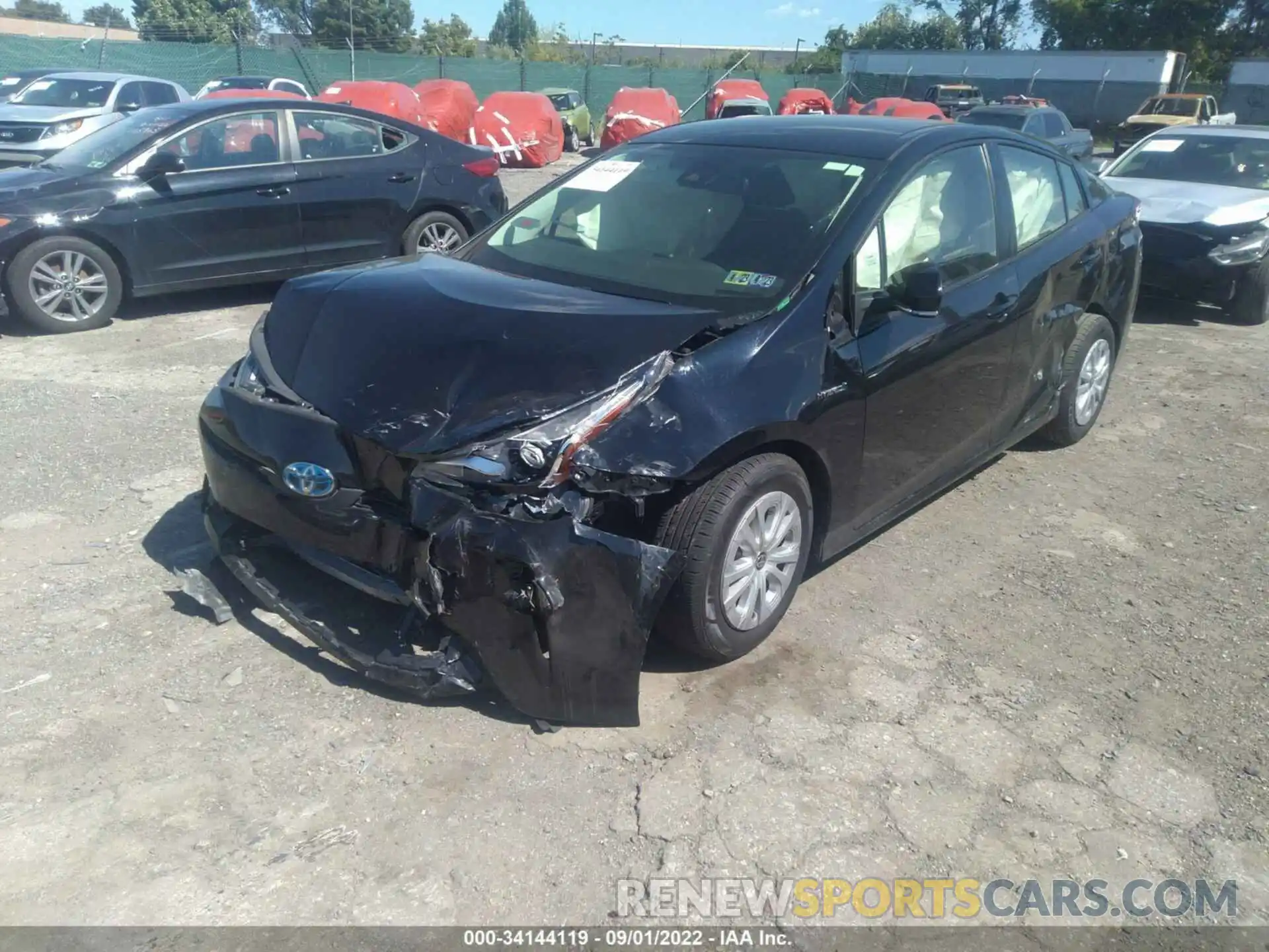 2 Photograph of a damaged car JTDKAMFU9M3144142 TOYOTA PRIUS 2021