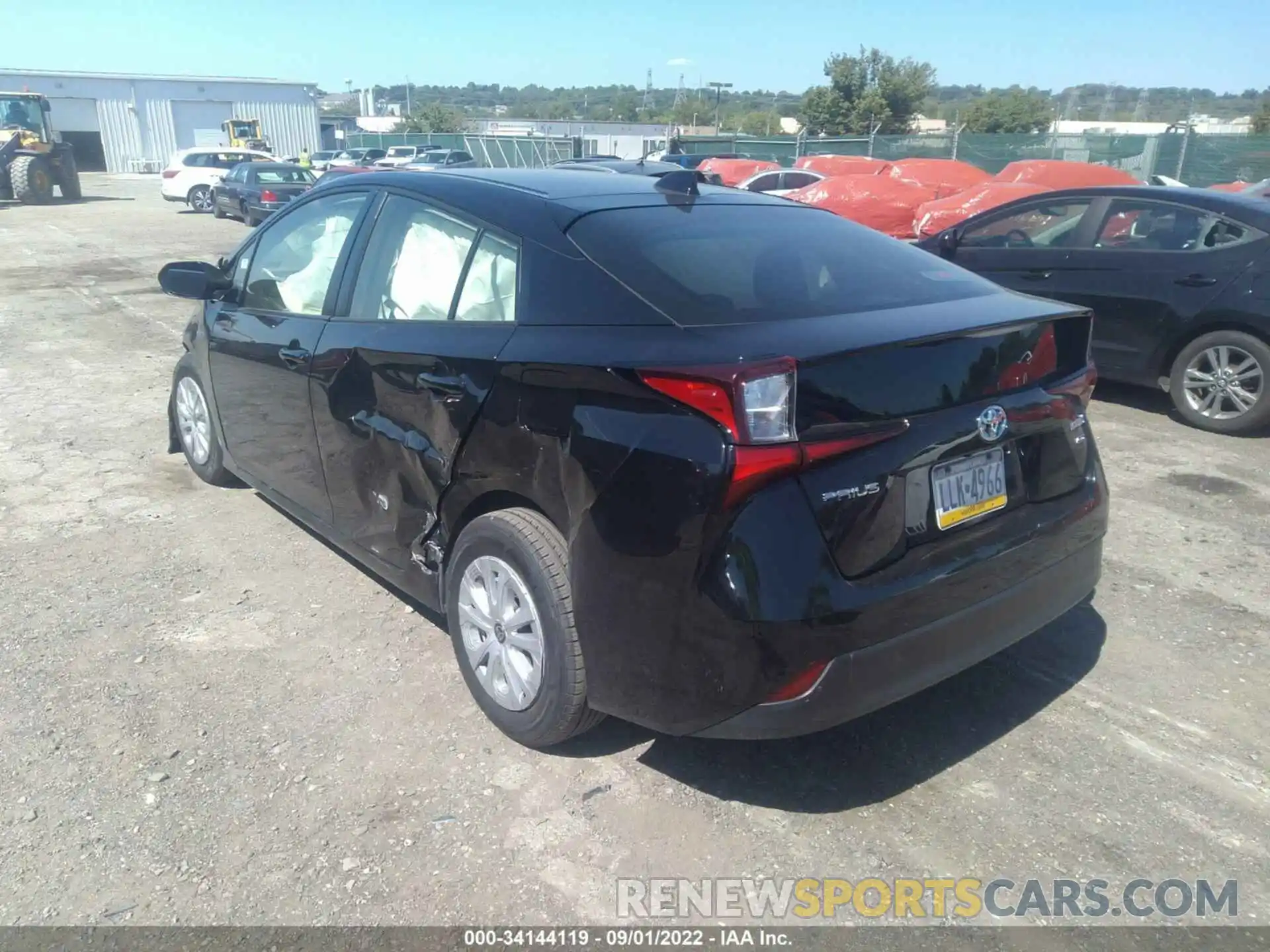 3 Photograph of a damaged car JTDKAMFU9M3144142 TOYOTA PRIUS 2021