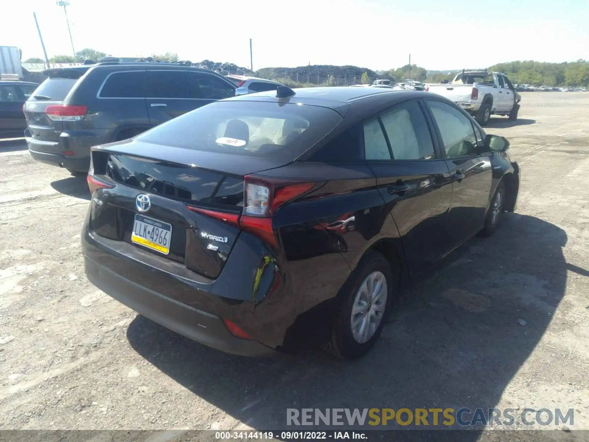 4 Photograph of a damaged car JTDKAMFU9M3144142 TOYOTA PRIUS 2021