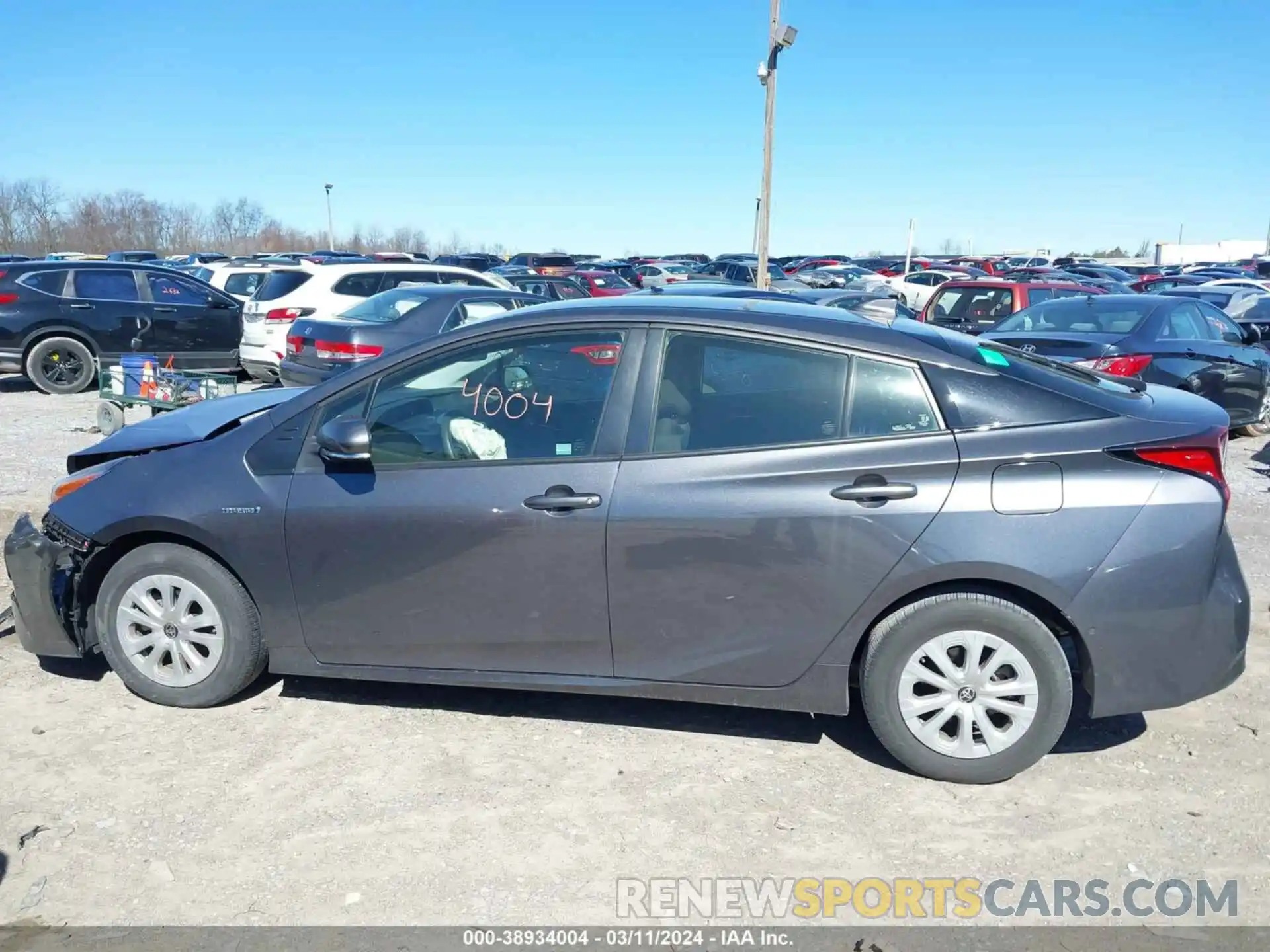 14 Photograph of a damaged car JTDKAMFU9M3145355 TOYOTA PRIUS 2021