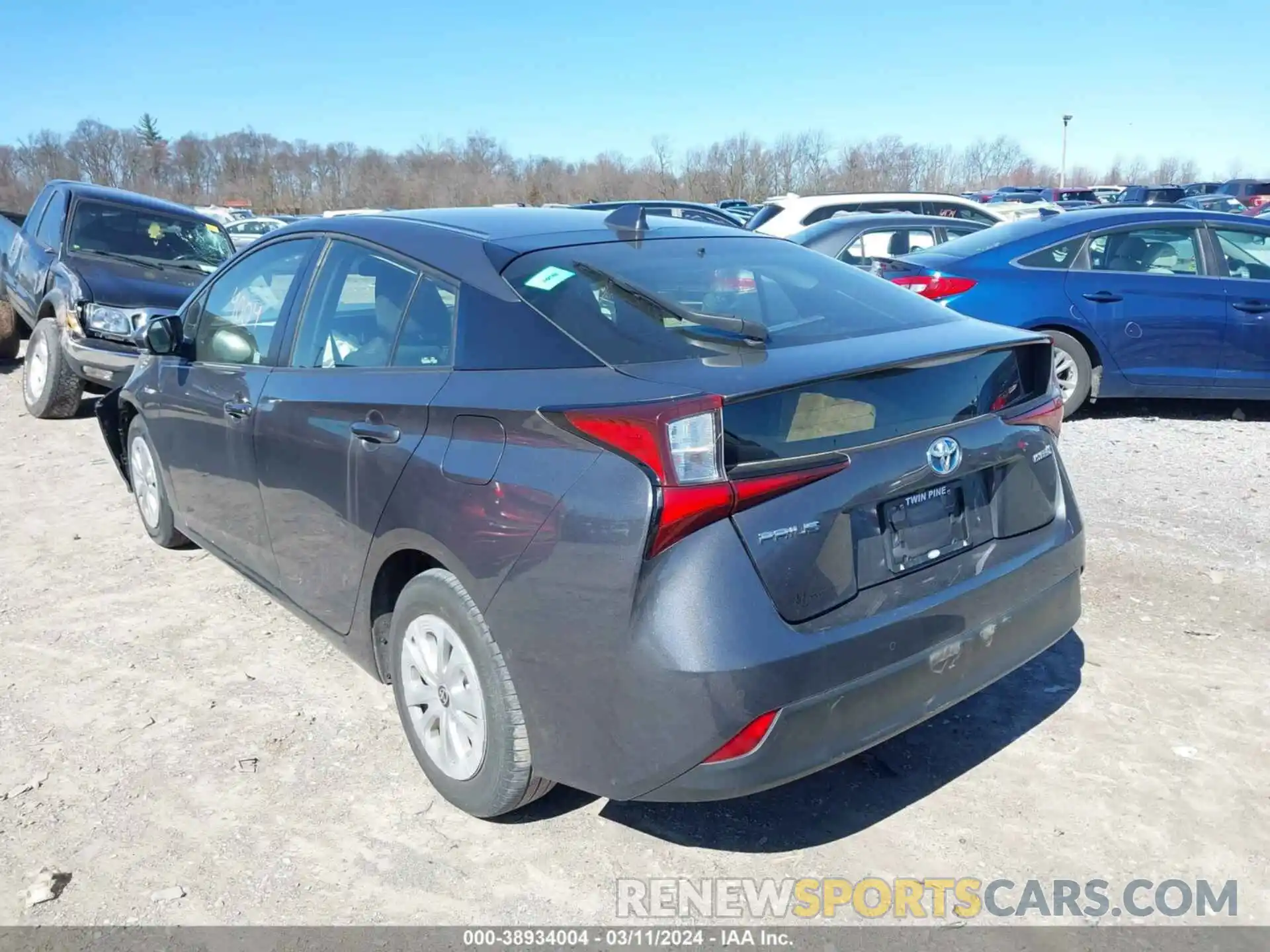 3 Photograph of a damaged car JTDKAMFU9M3145355 TOYOTA PRIUS 2021